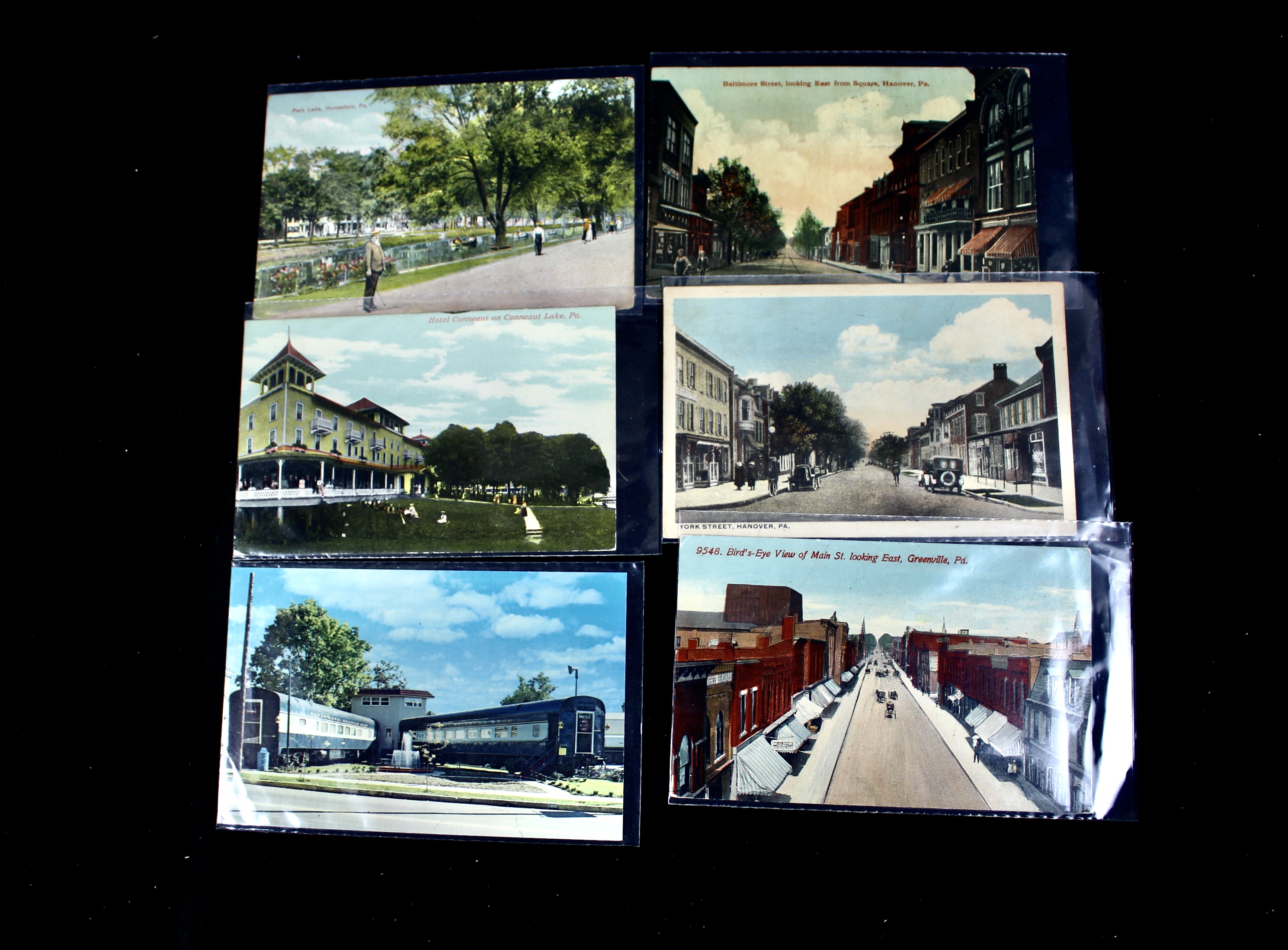 Group of Over 300 Vintage Postcards Including Autographed Dick Powell