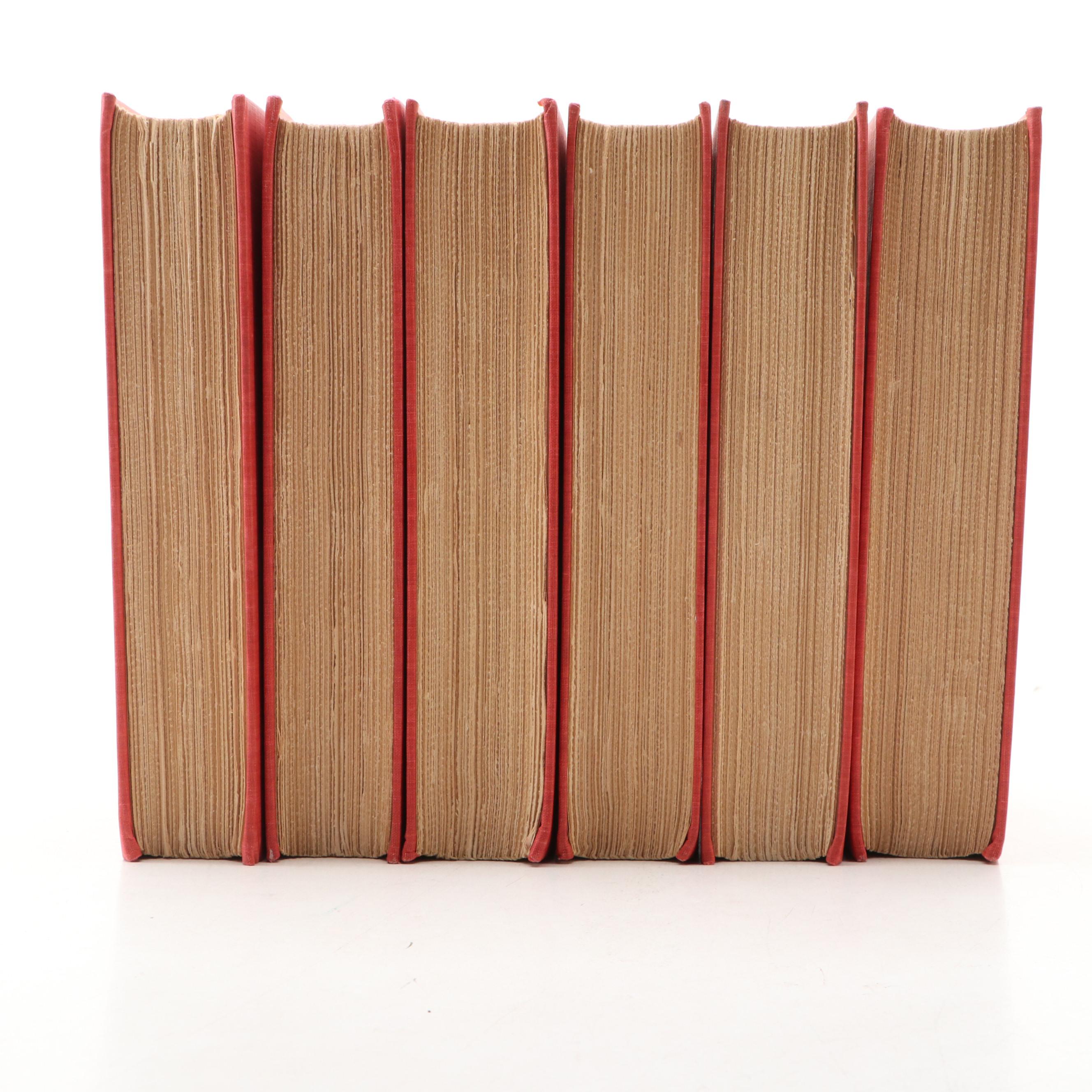 Book Club Edition "The Second World War" by Winston S. Churchill, Mid-20th C.