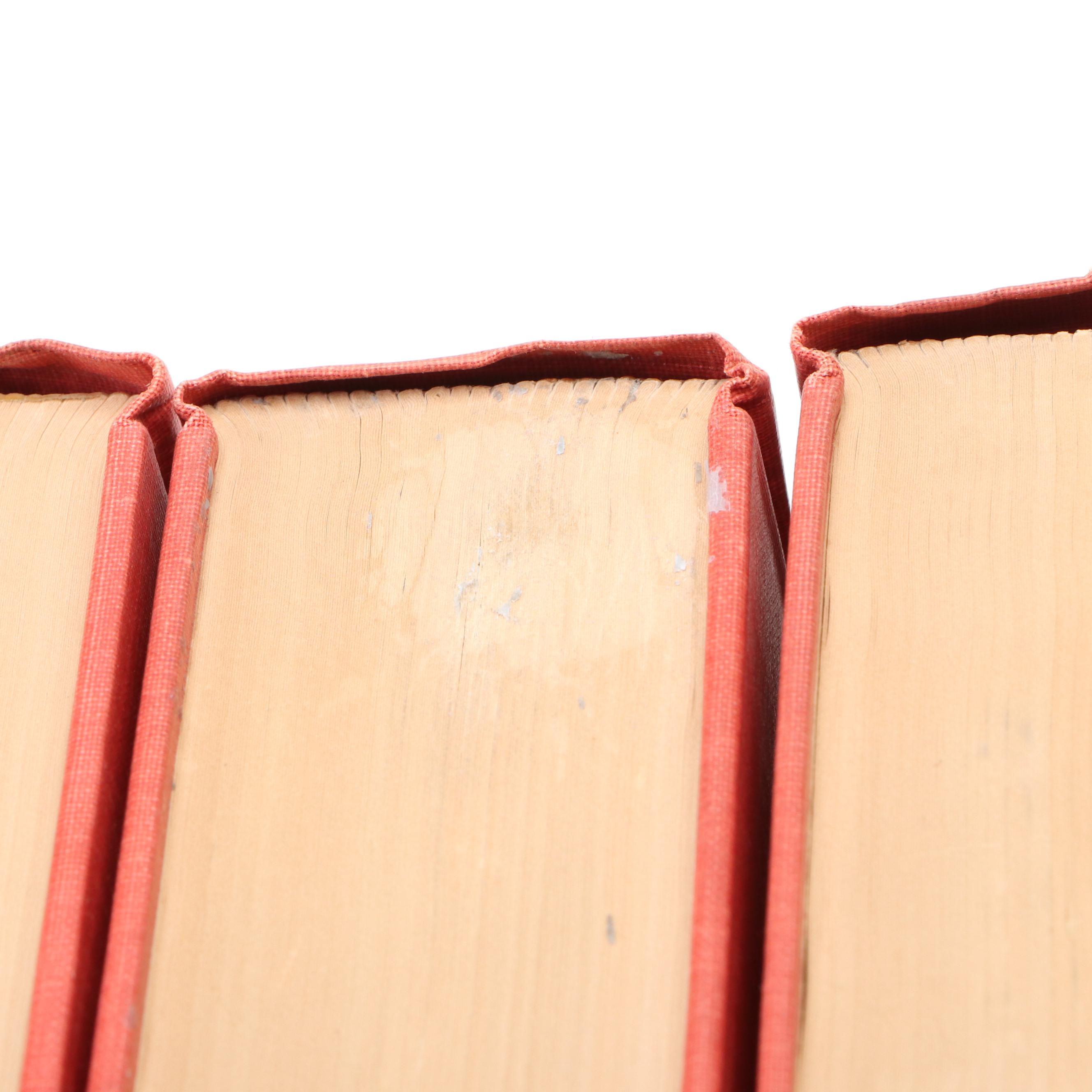 Book Club Edition "The Second World War" by Winston S. Churchill, Mid-20th C.