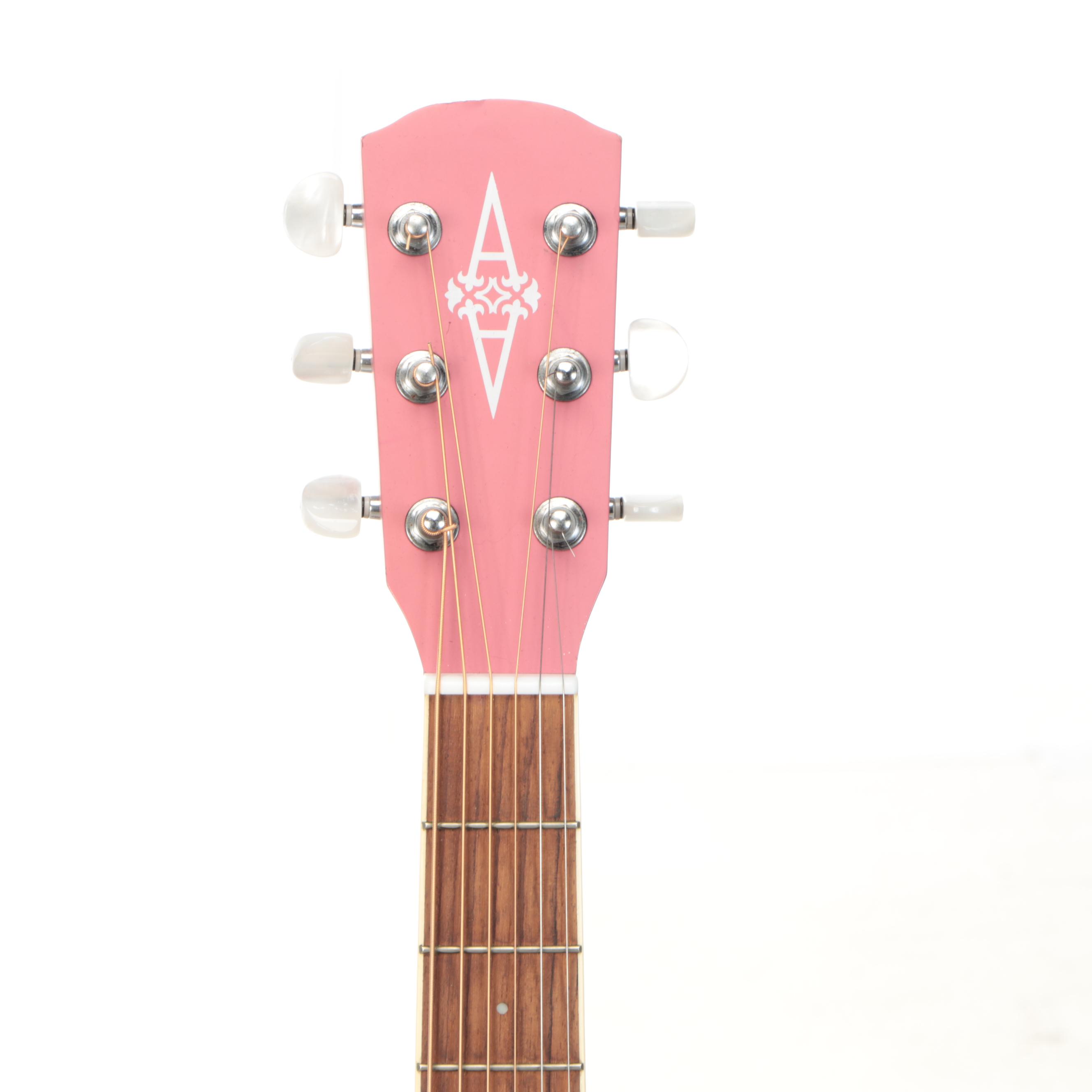 Alvarez Matte Pink Acoustic Guitar