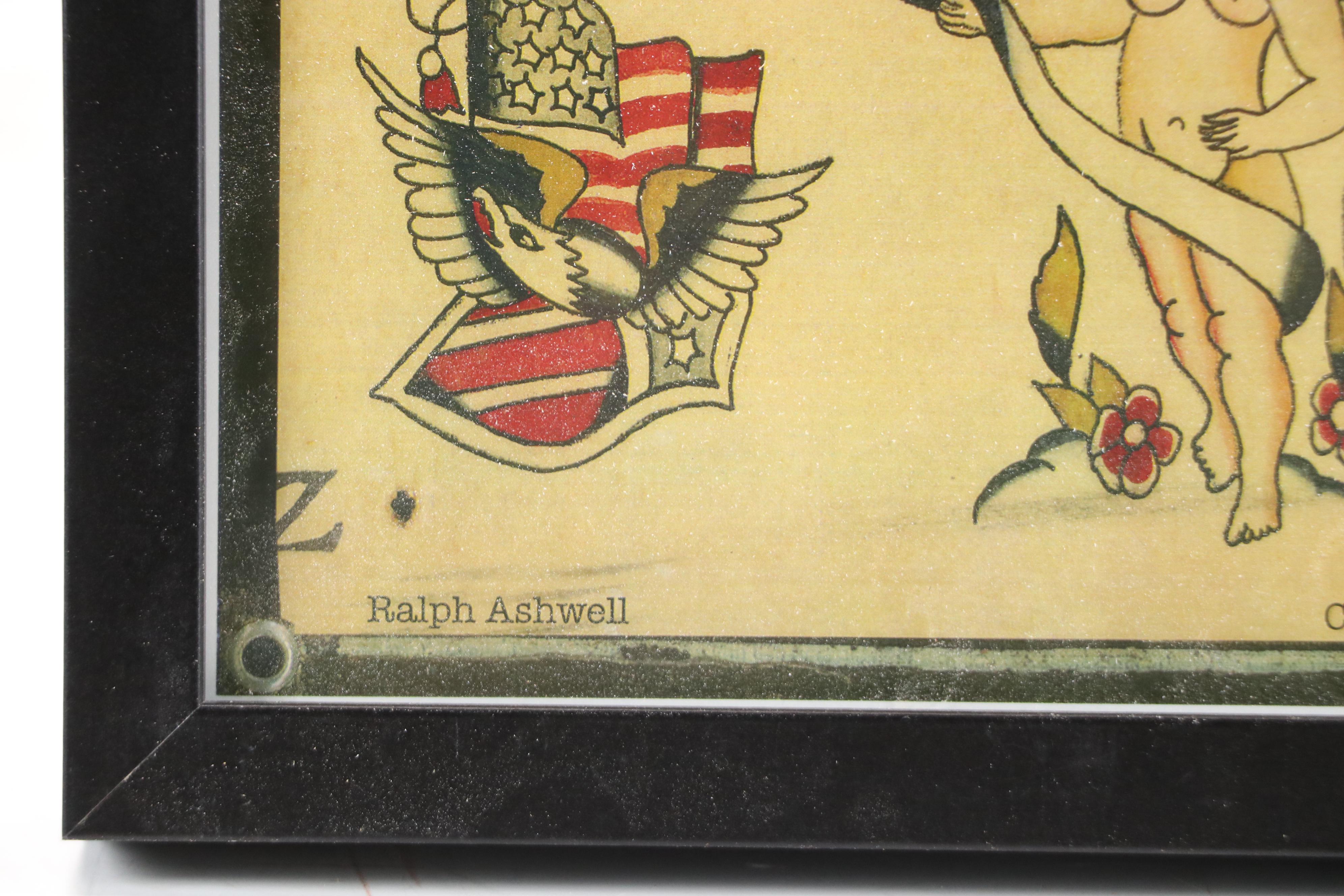 Ohio Tattoo Museum Offset Lithographs of Classic American Flash Designs