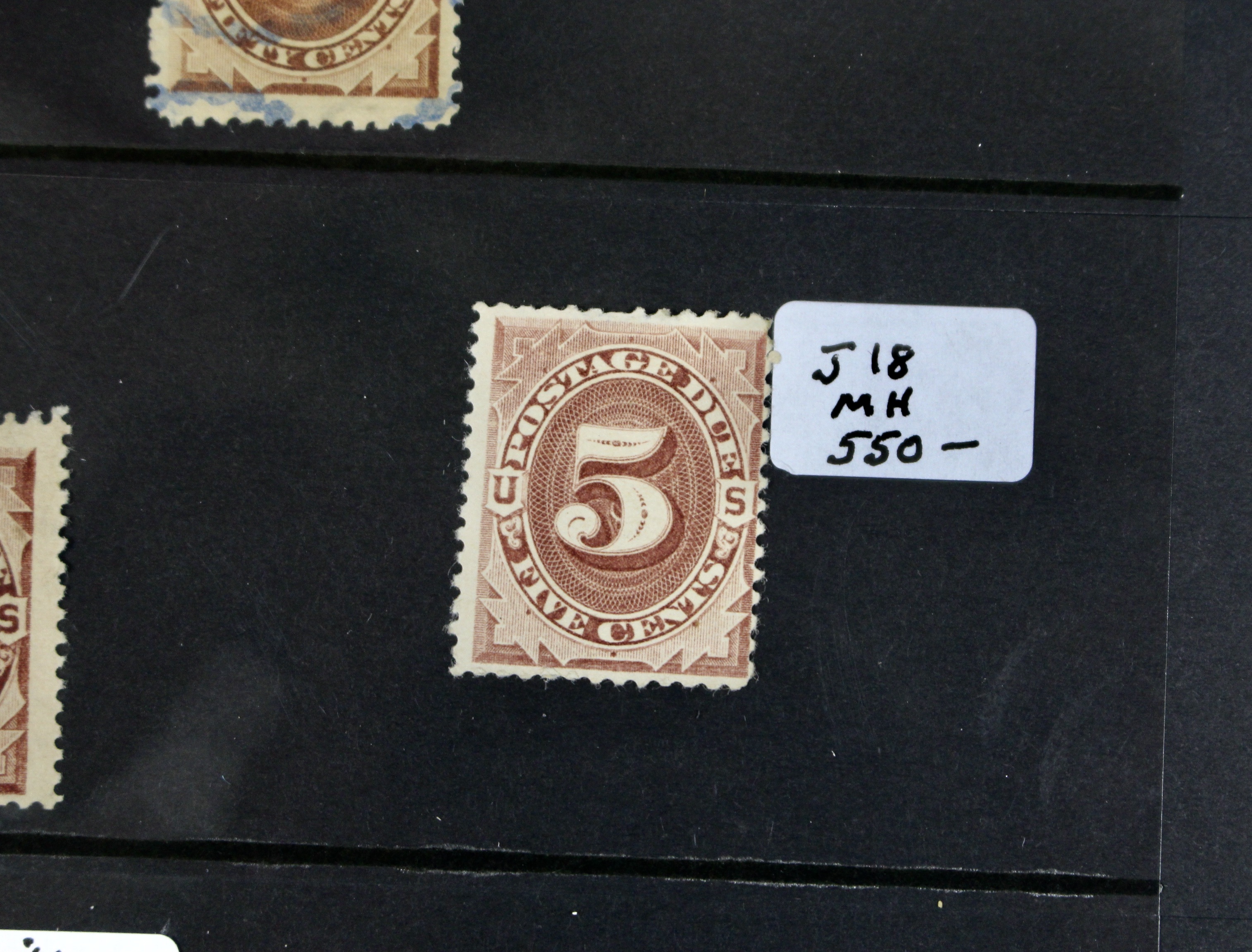 Group of 13 Early U.S. Postage Due Stamps
