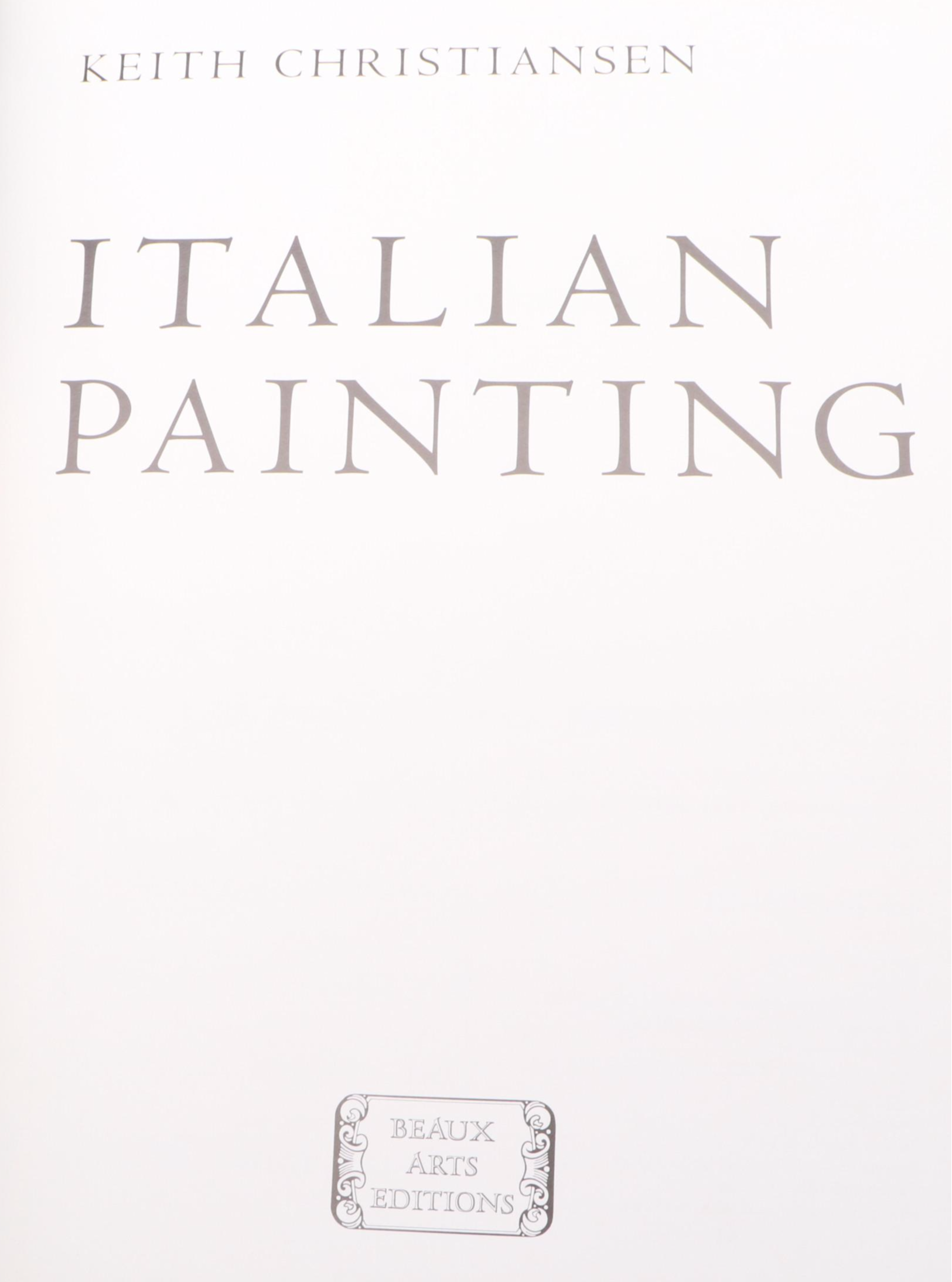"Italian Painting" by Keith Christiansen and More Italian Art Books