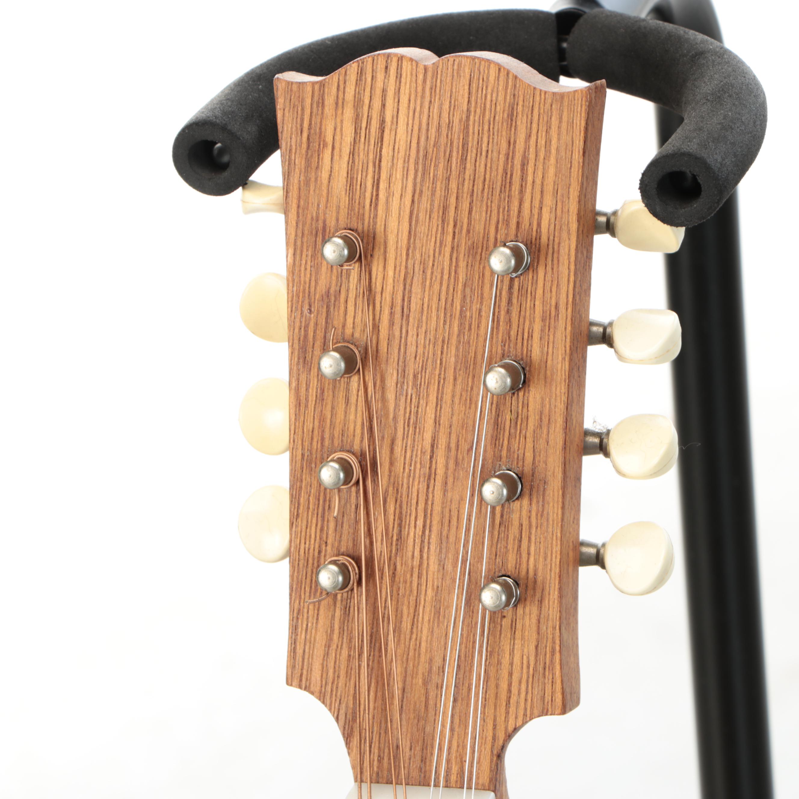 Handcrafted Wooden Flat Back Mandolin