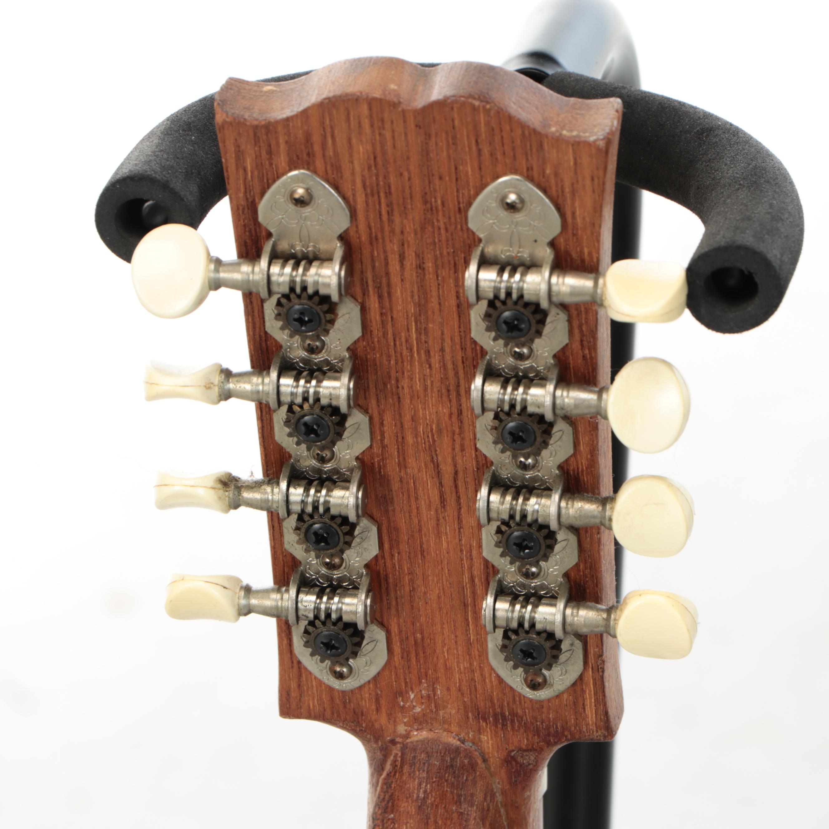 Handcrafted Wooden Flat Back Mandolin