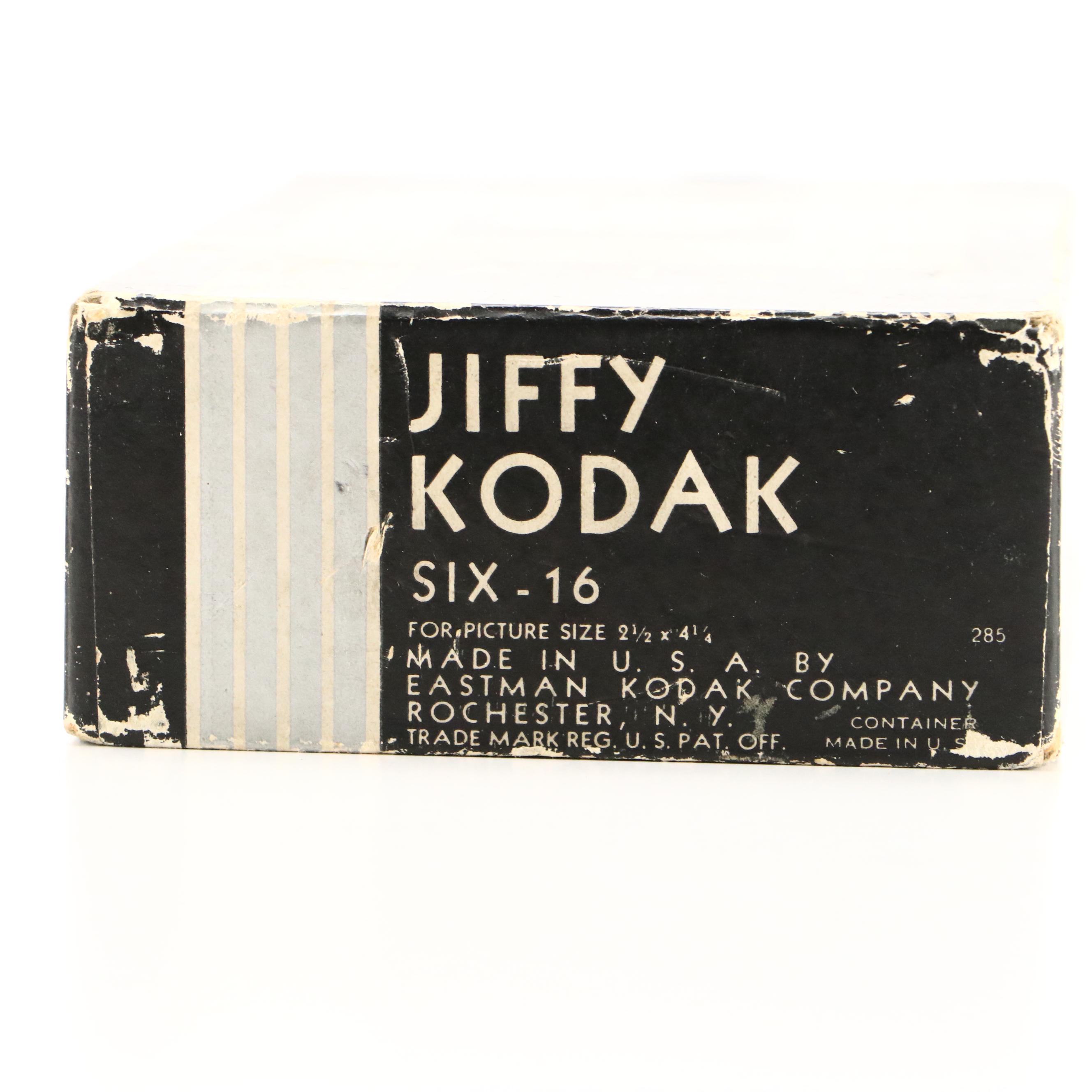 Eastman Kodak No. 2 Hawk-Eye Junior with Jiffy Kodak Six-16