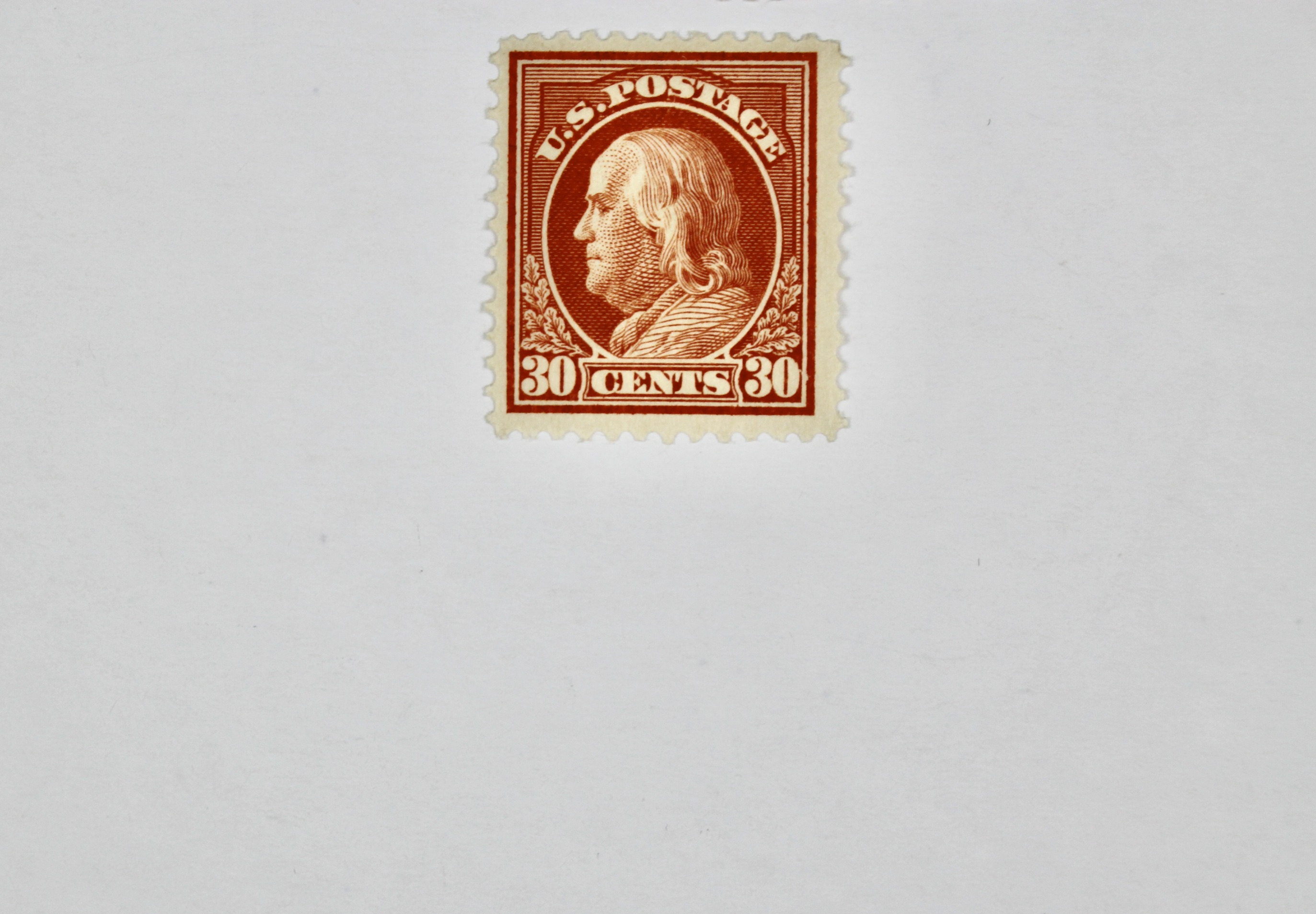 Seven Different Mint Franklin Stamps from 1912-1914