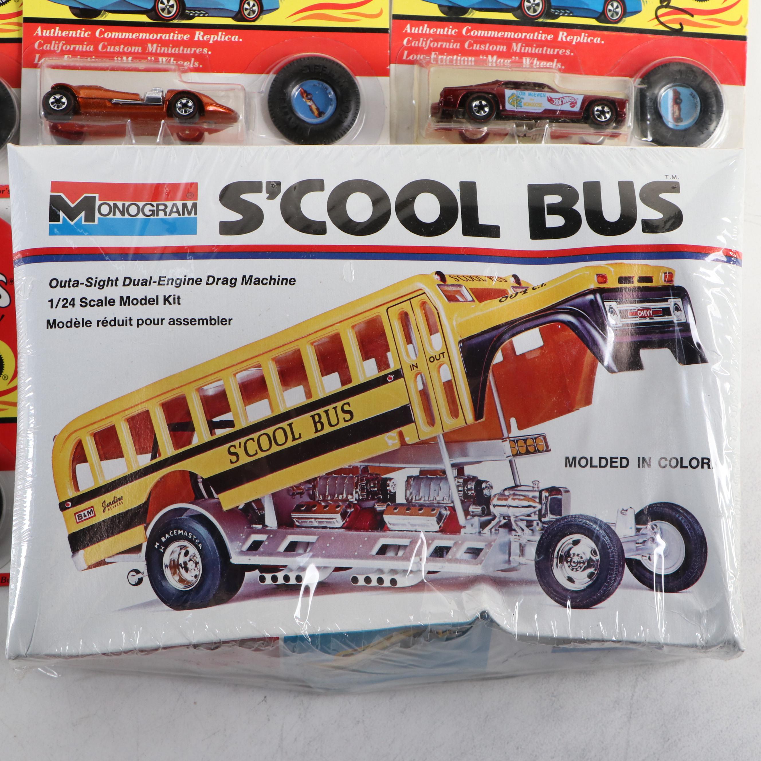 Hot Wheels 25th Anniversary Collector's Edition and Other Cars with Model Kit