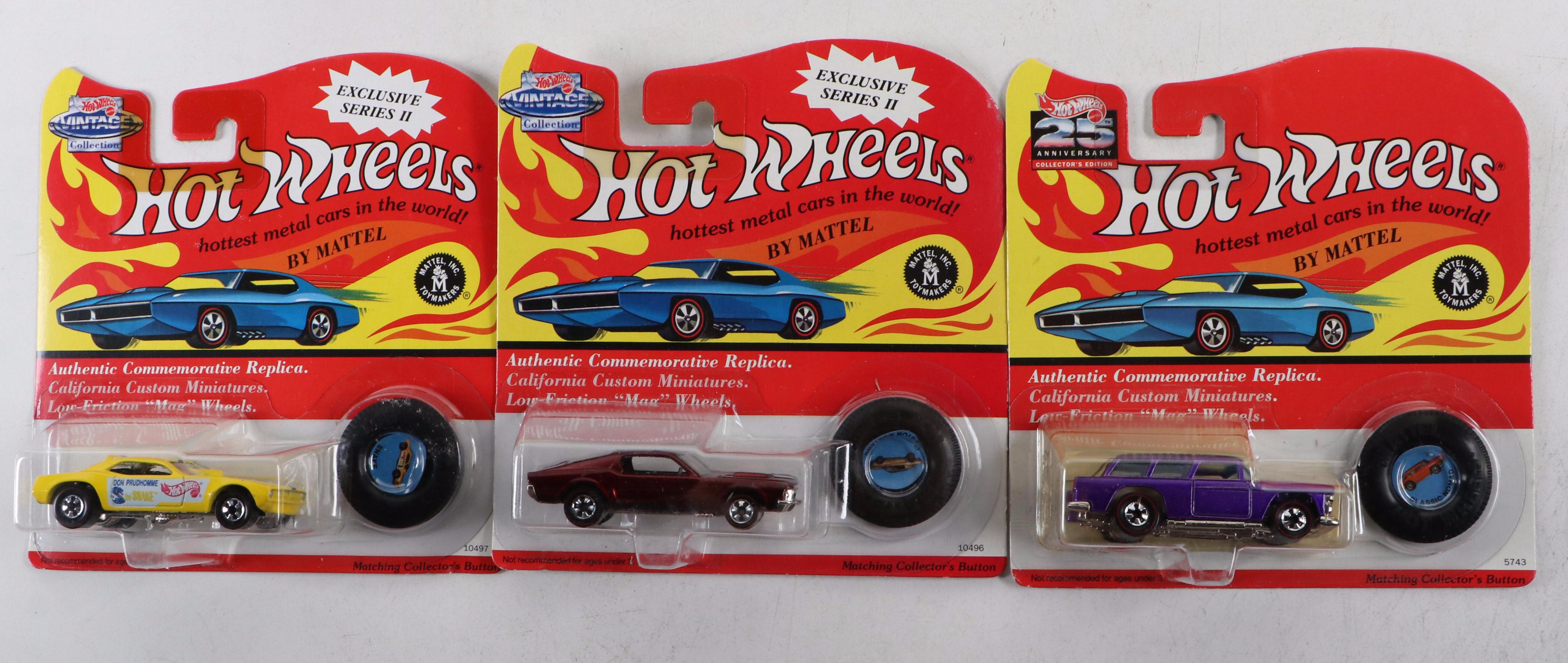 Hot Wheels 25th Anniversary Collector's Edition and Other Cars with Model Kit