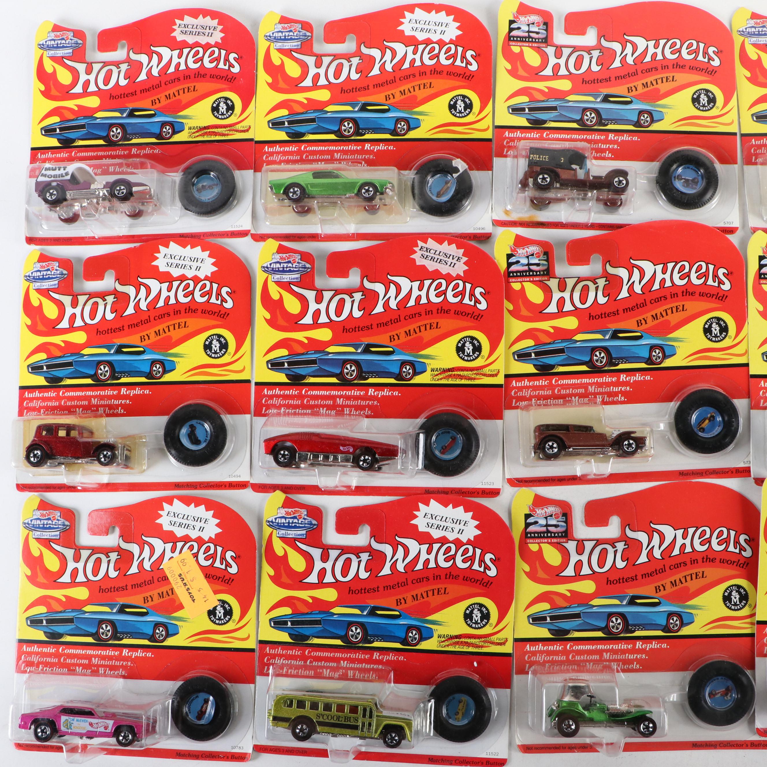 Hot Wheels 25th Anniversary Collector's Edition and Other Cars with Model Kit