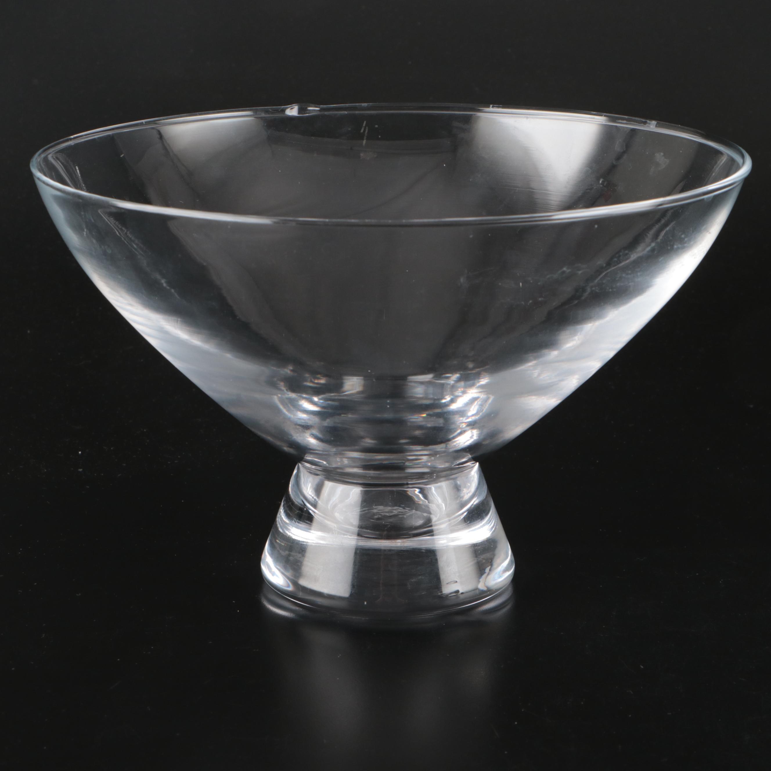 Contemporary Glass Centerpiece Bowls