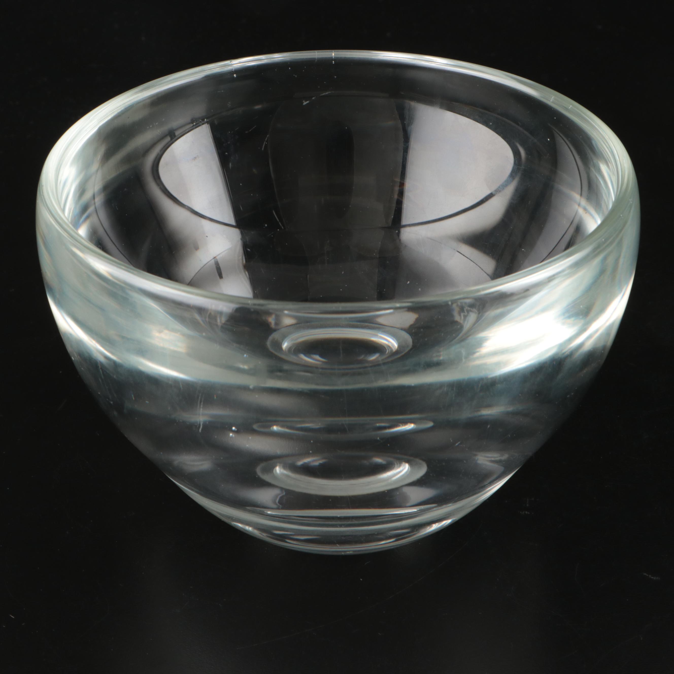 Contemporary Glass Centerpiece Bowls