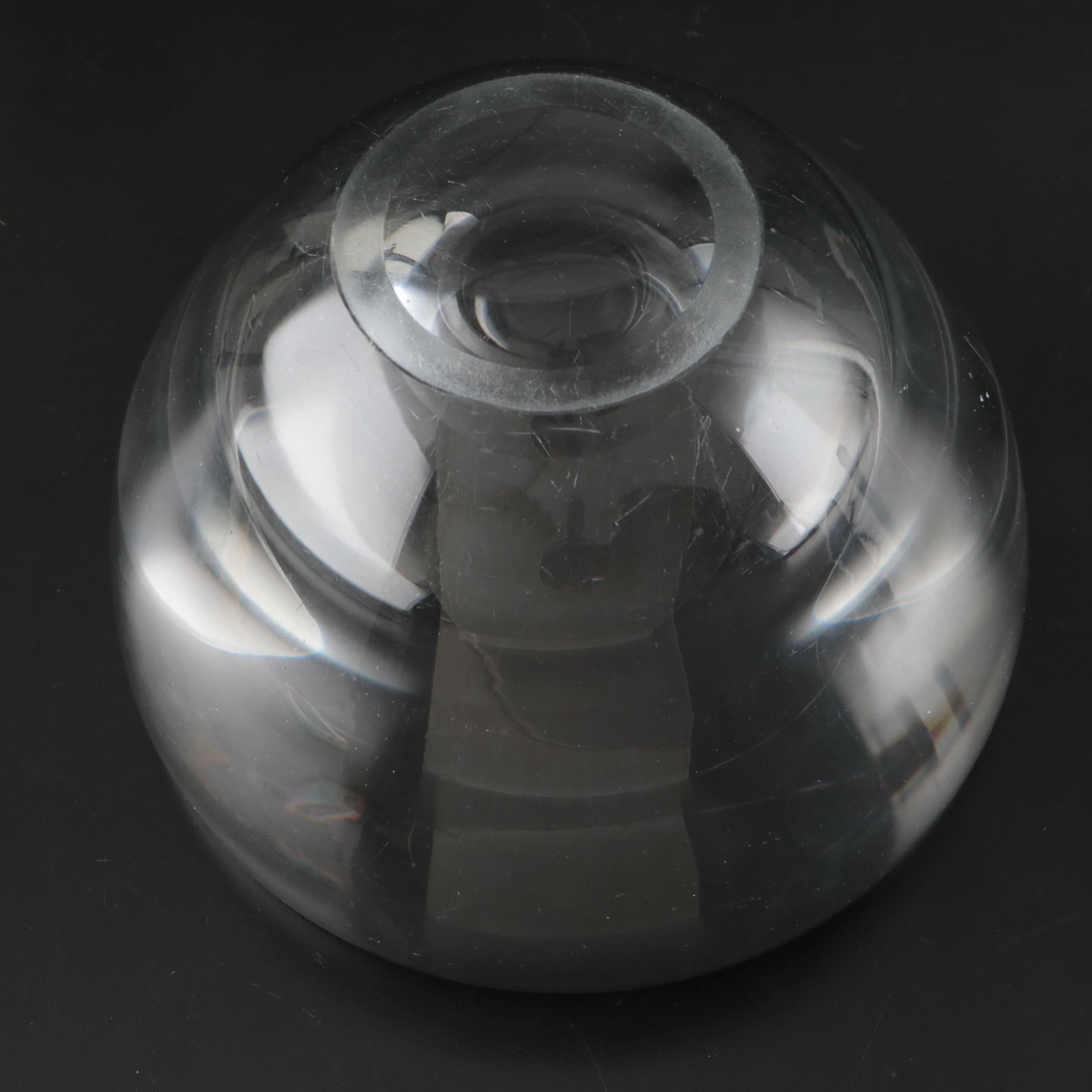 Contemporary Glass Centerpiece Bowls