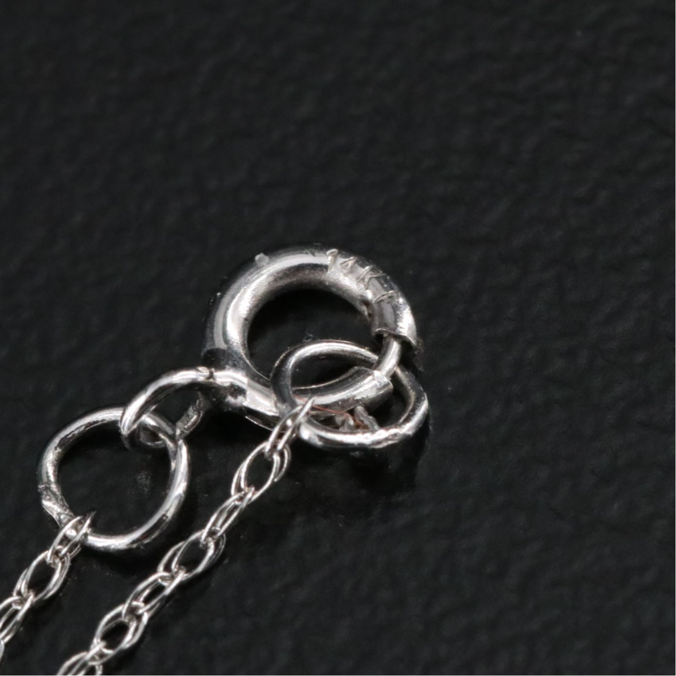 14K Diamond and Tsavorite Palm Tree Pendant Necklace