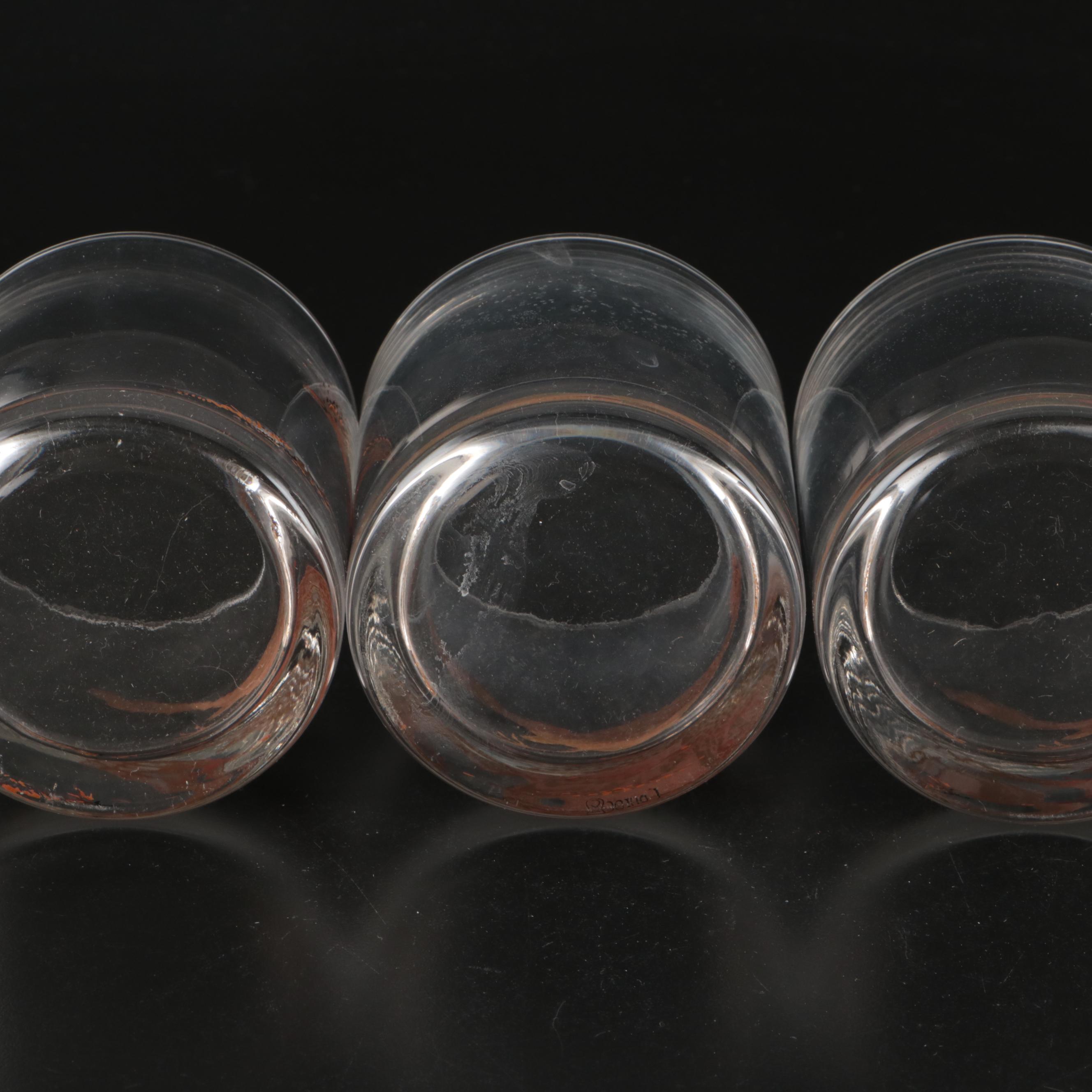 Leonard Silver Plate Tray with Couroc "Roadrunner" Old Fashioned Glasses