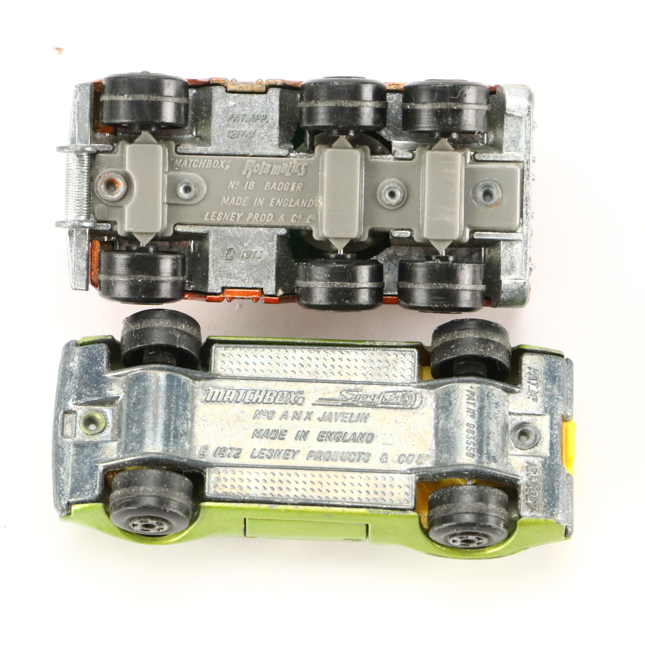 Vintage Matchbox and Hot Wheels Diecast Cars and Vehicles