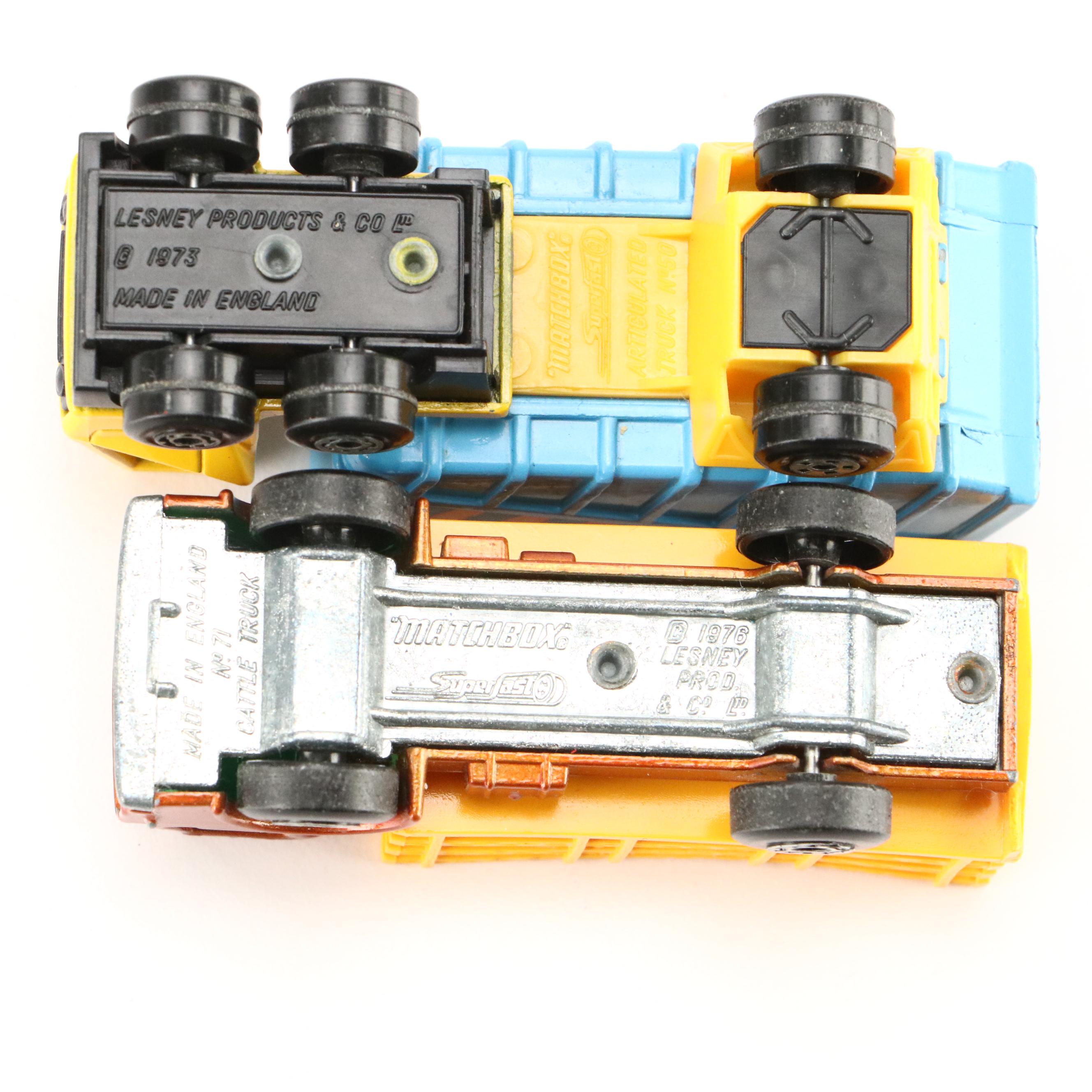 Vintage Matchbox and Hot Wheels Diecast Cars and Vehicles