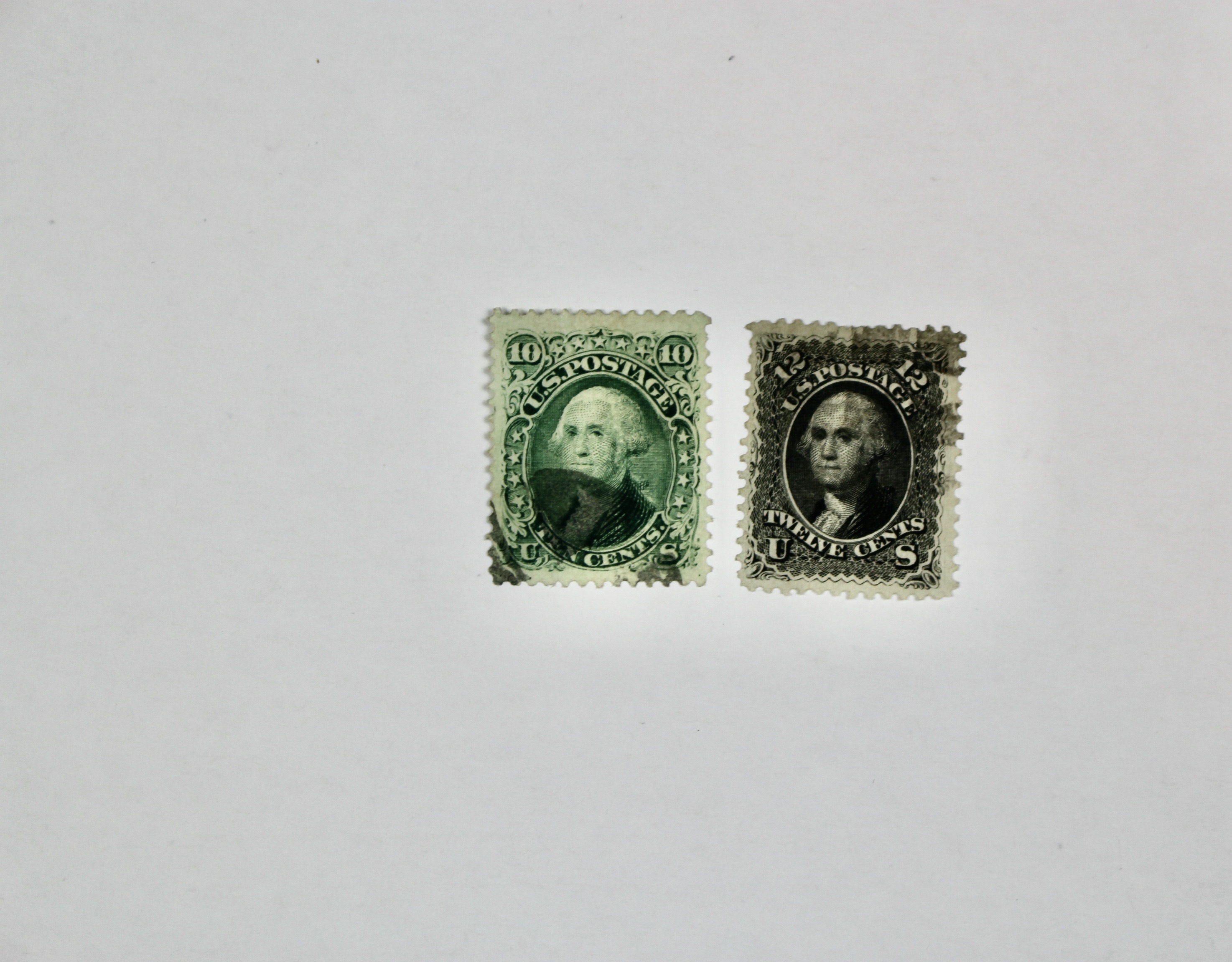 Six Early Used U.S. Stamps Including Scott# 68