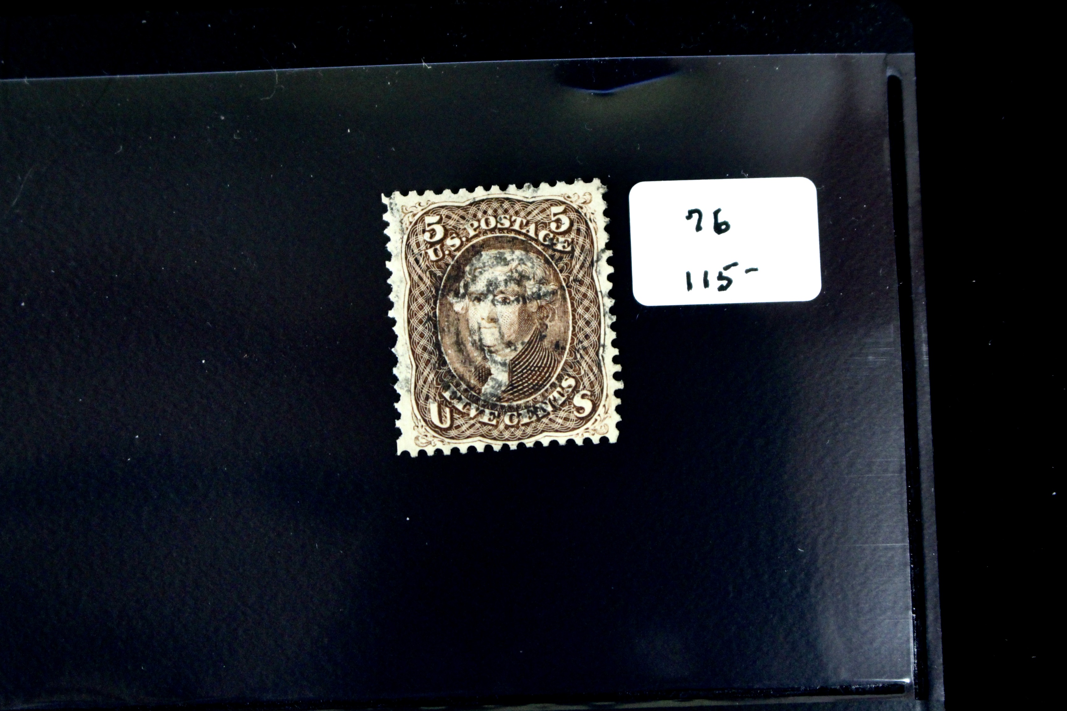 Six Early Used U.S. Stamps Including Scott# 68
