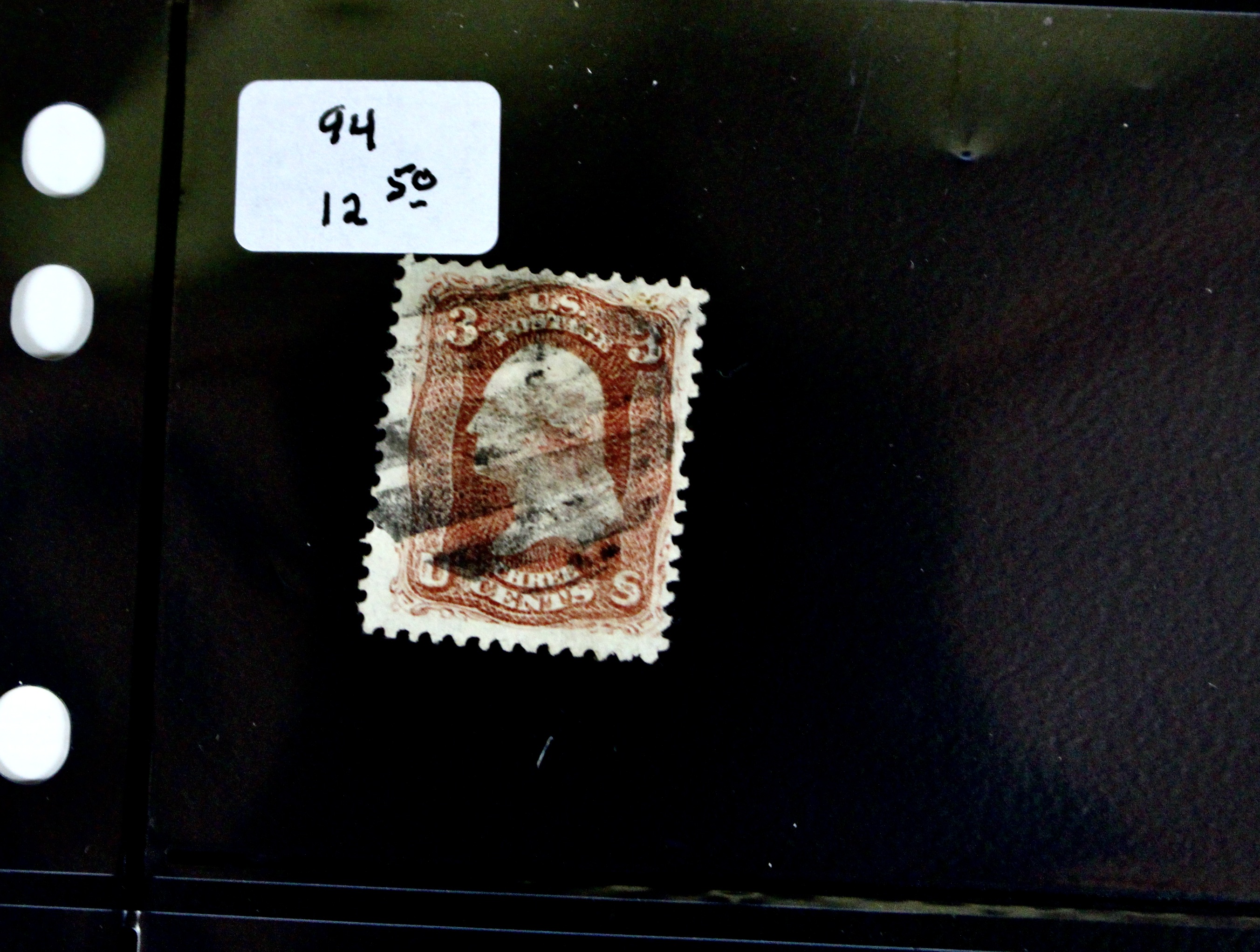 Six Early Used U.S. Stamps Including Scott# 68