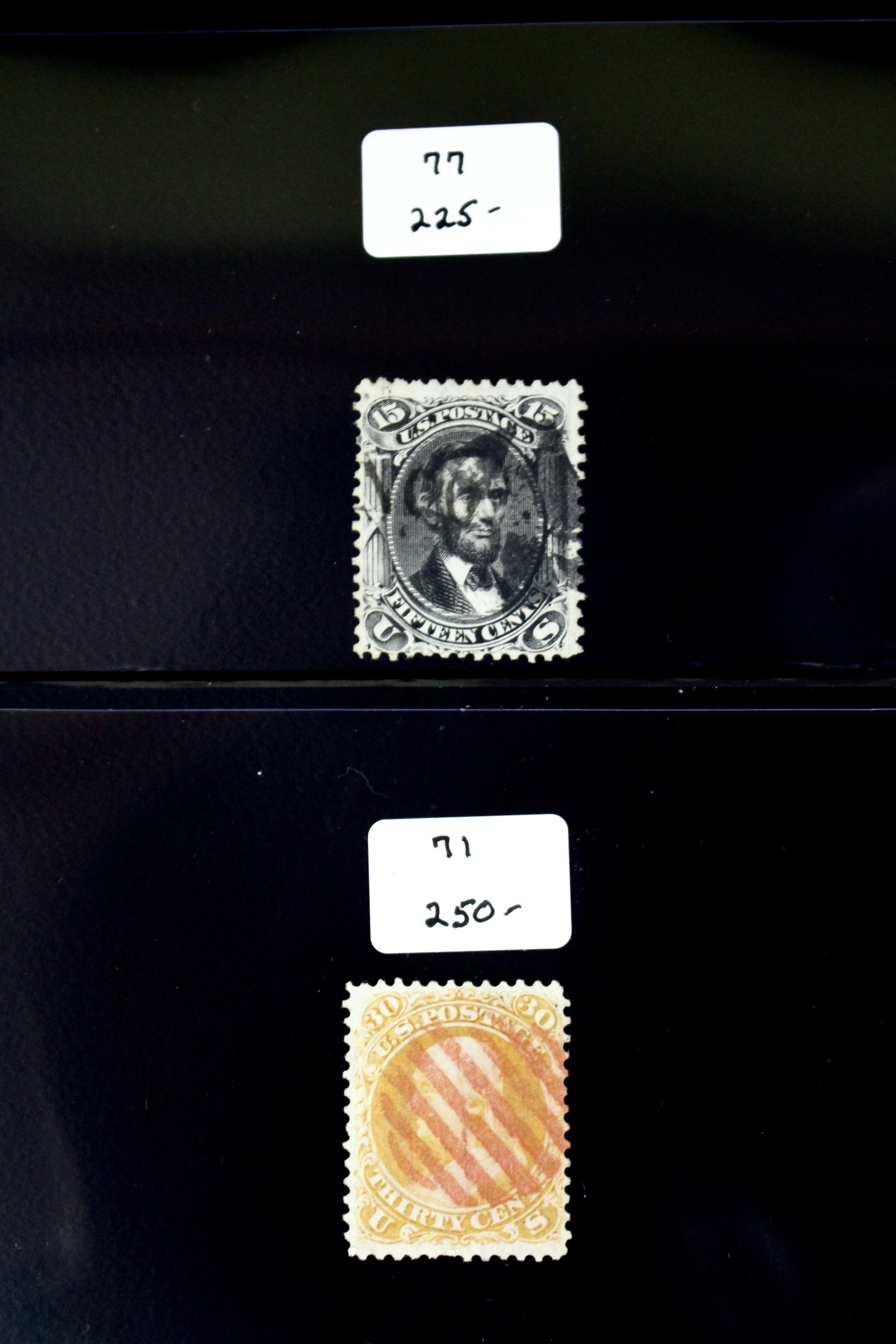 Six Early Used U.S. Stamps Including Scott# 68