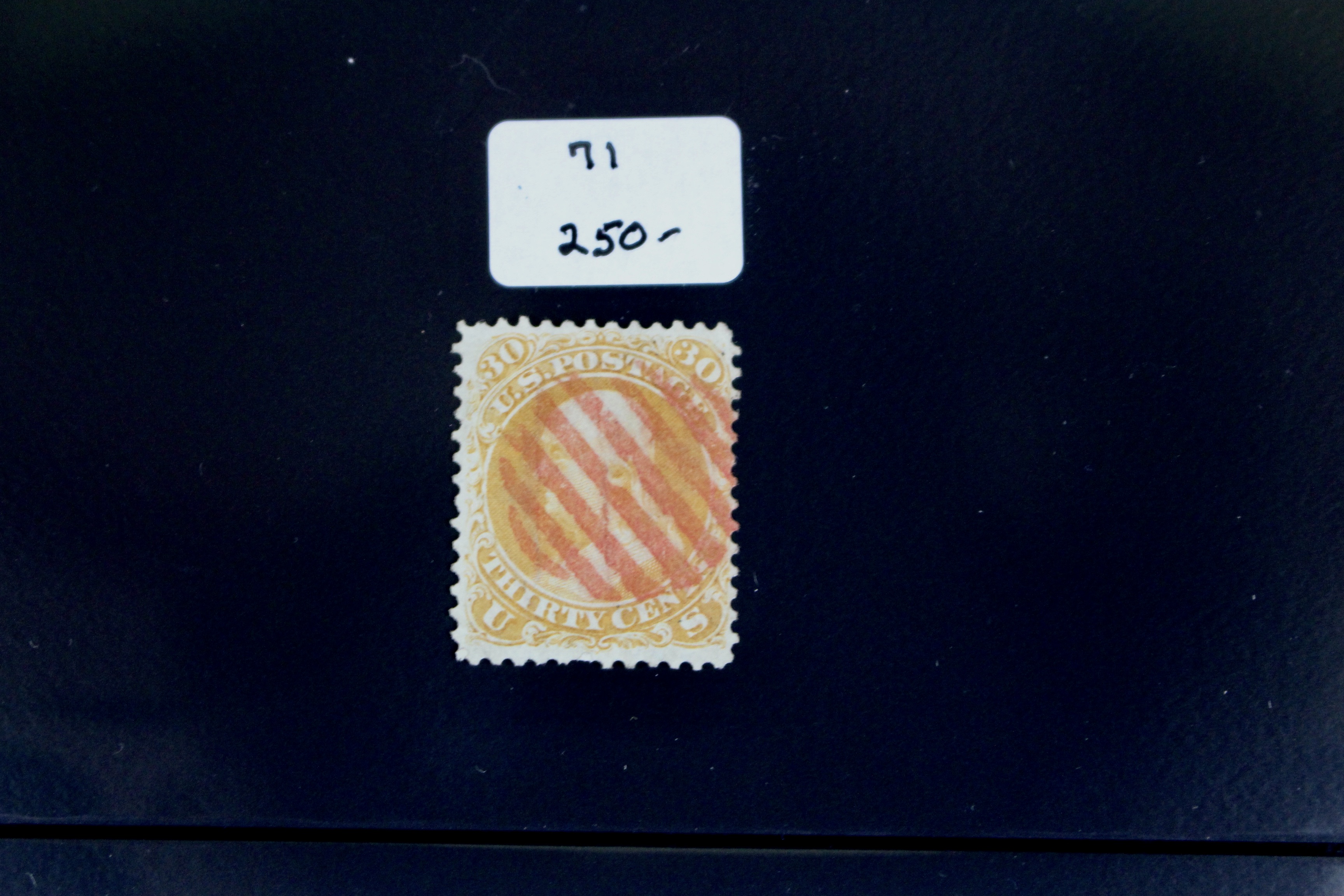 Six Early Used U.S. Stamps Including Scott# 68