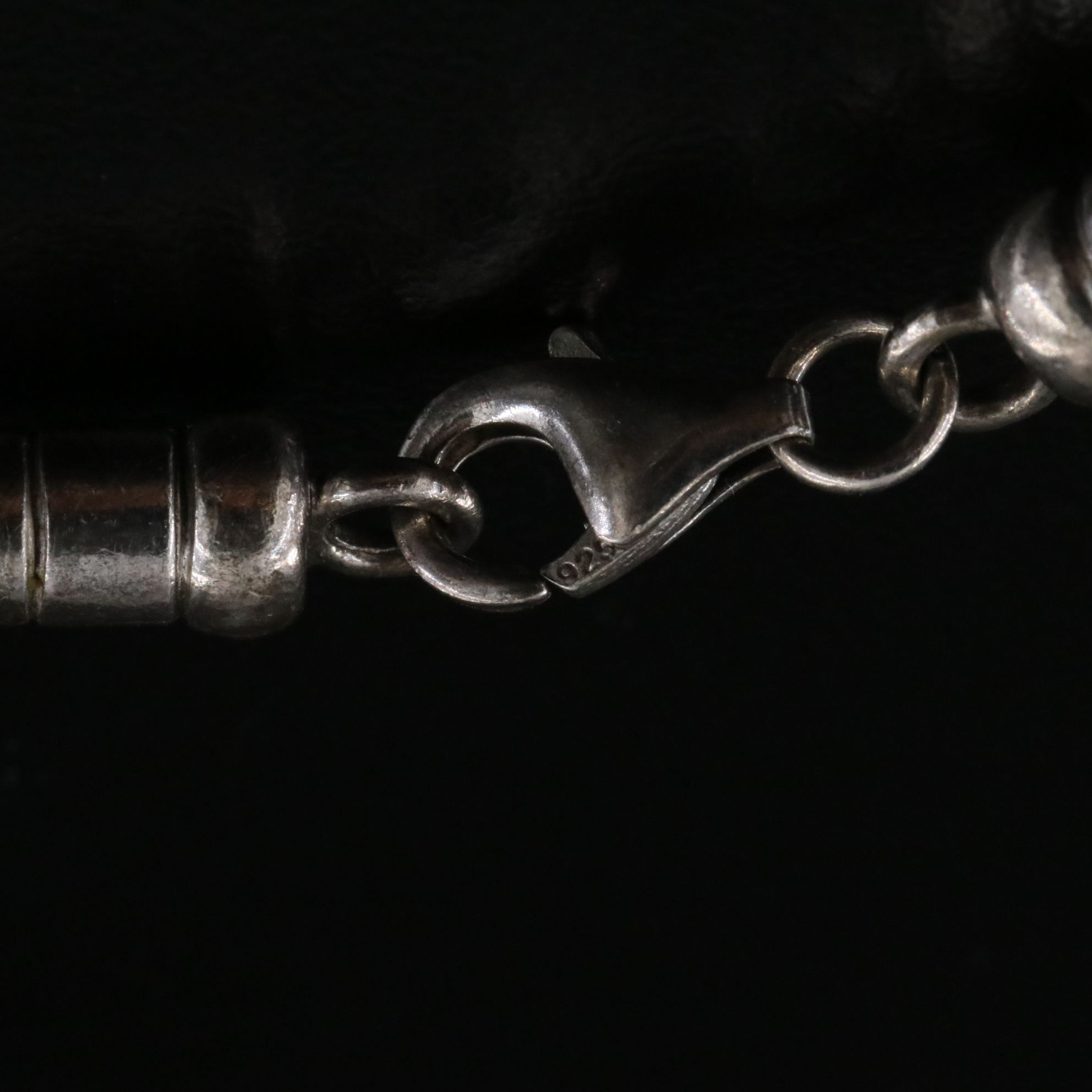 Sterling and Steel Diamond Bracelets