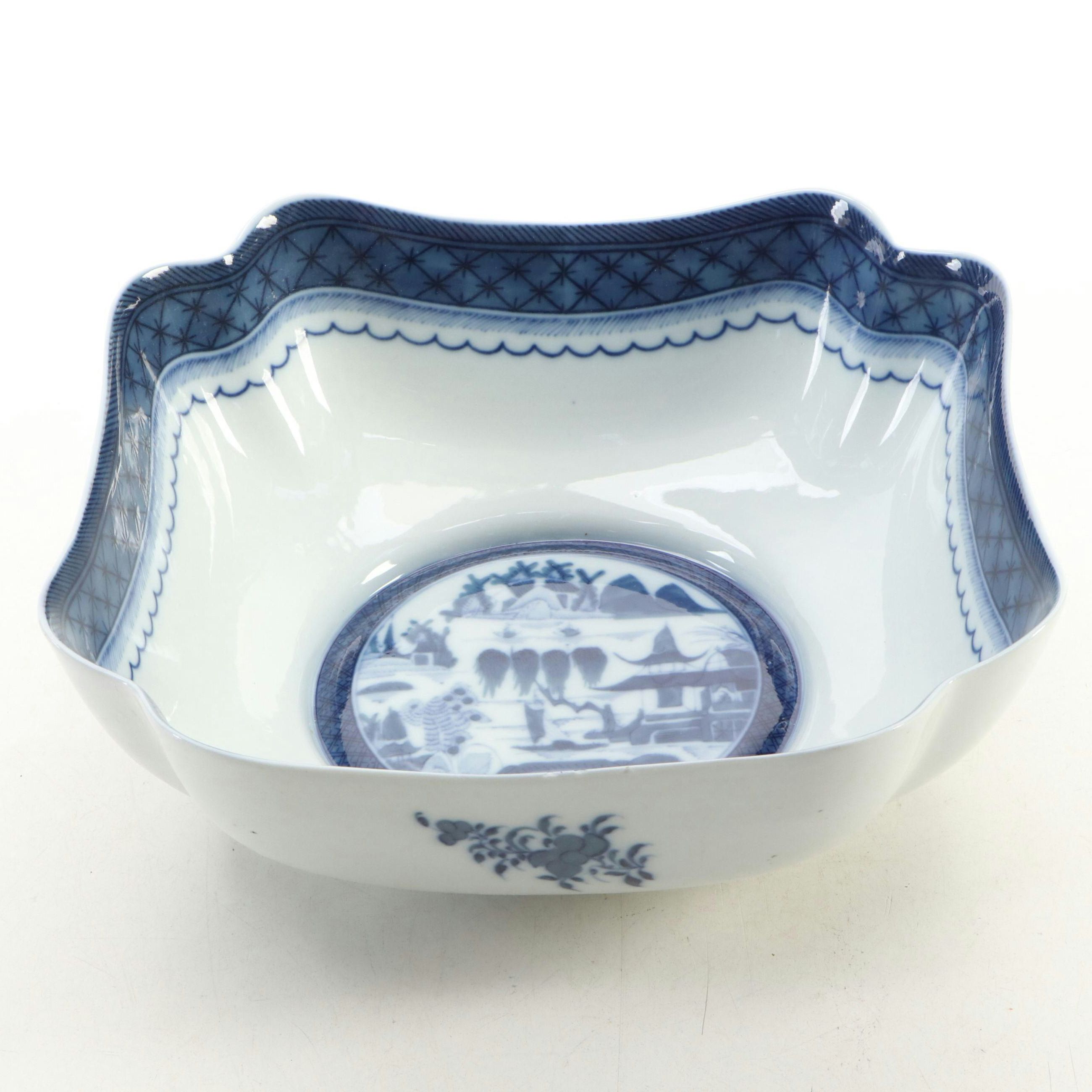 Mottahedeh Historic Charleston Reproductions Canton Style Porcelain Bowl