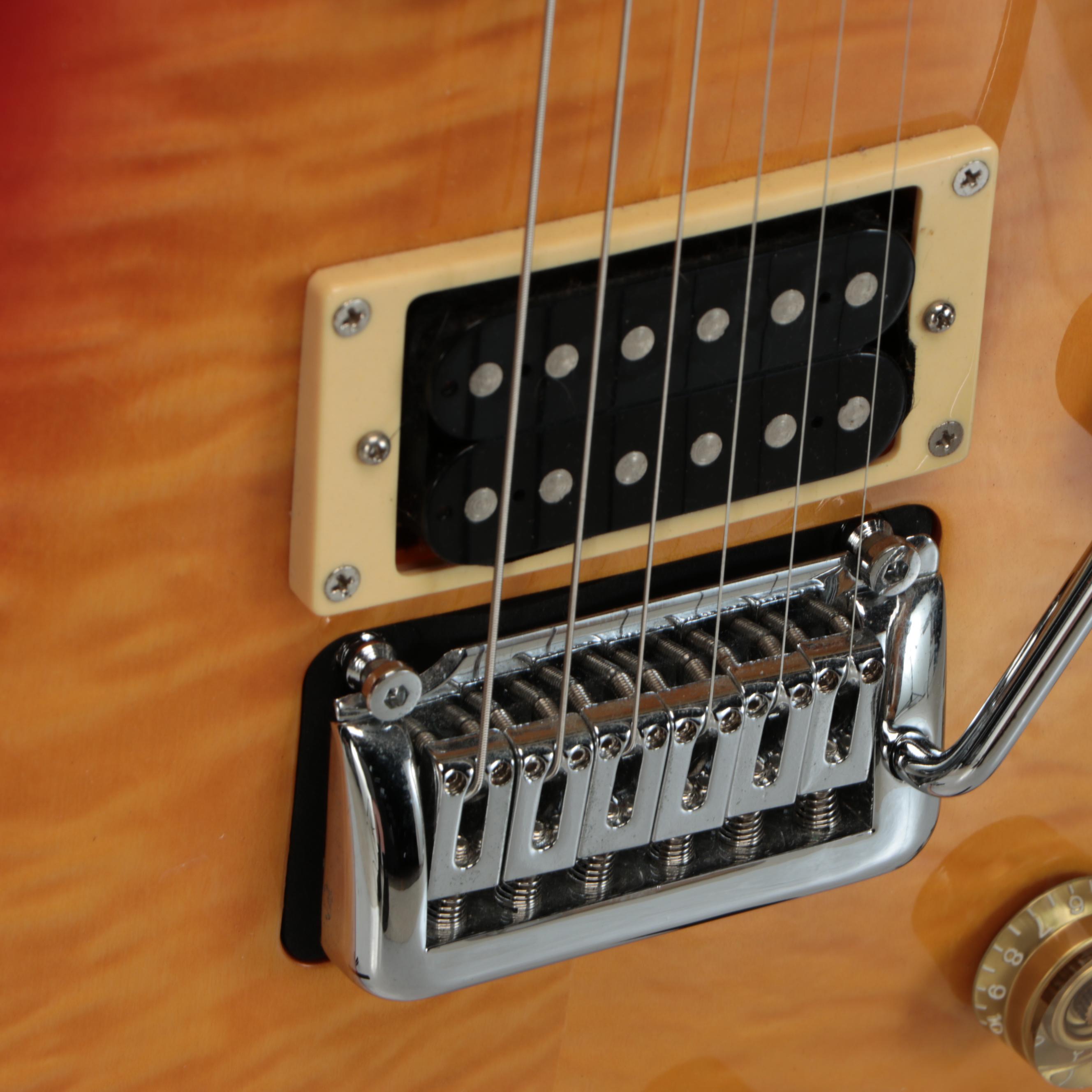 Dillion Sunburst PRS Style Six-String Right-Handed Electric Guitar