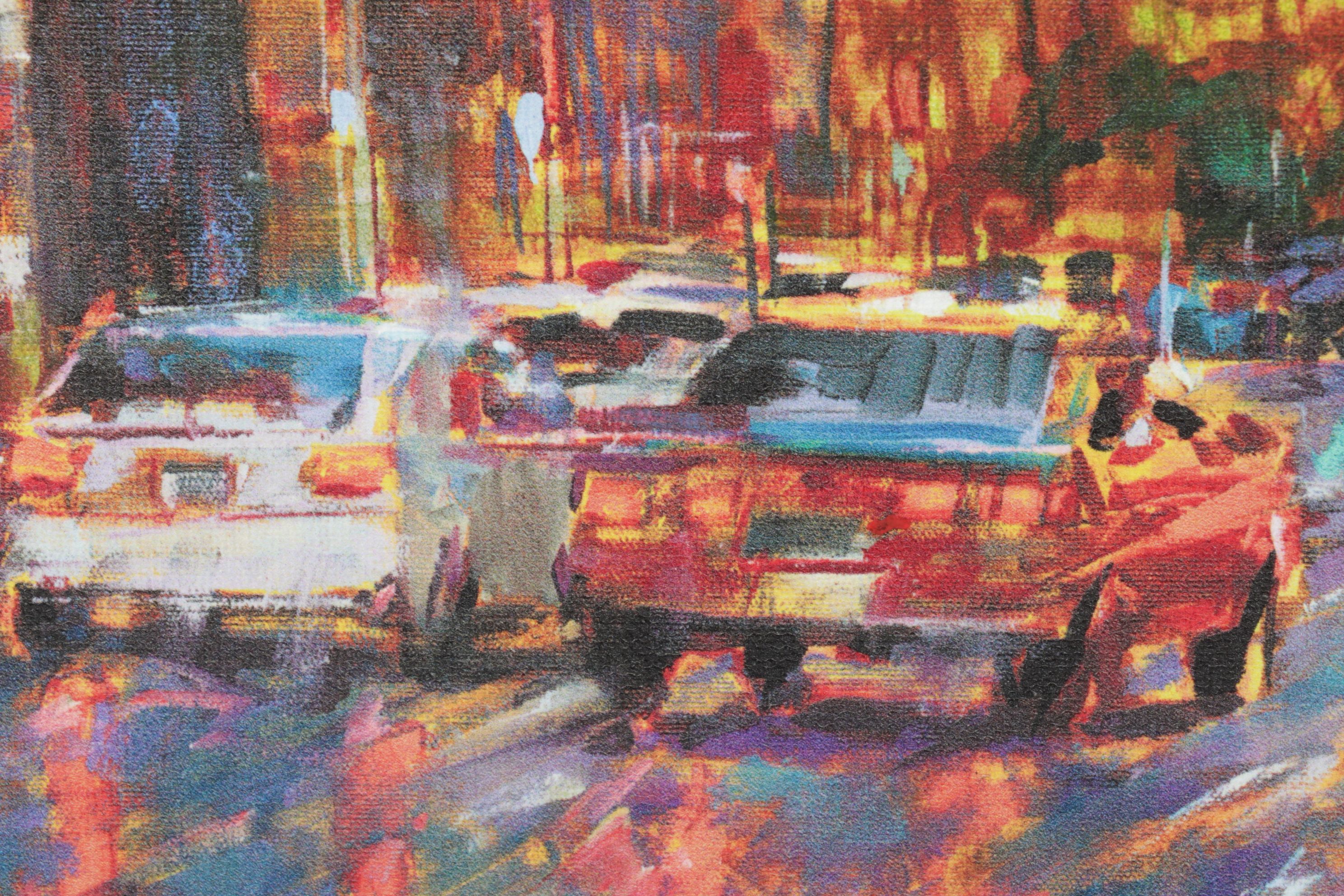Giclée After Kirill Novikov Street View Landscape Featuring Columbus Dispatch