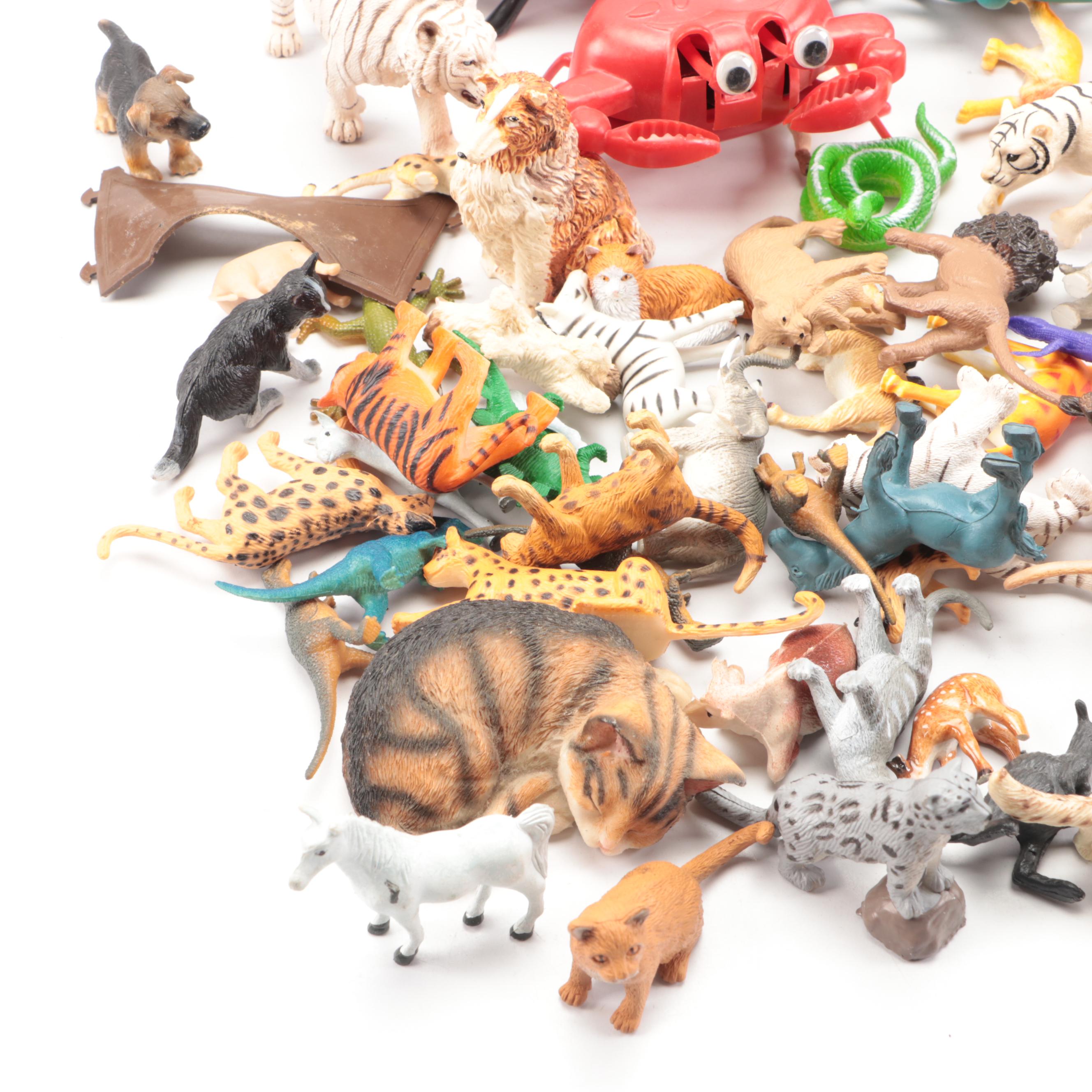 Playskool Octopus with Rubber Dogs, Tigers, Snakes, and Other Animals