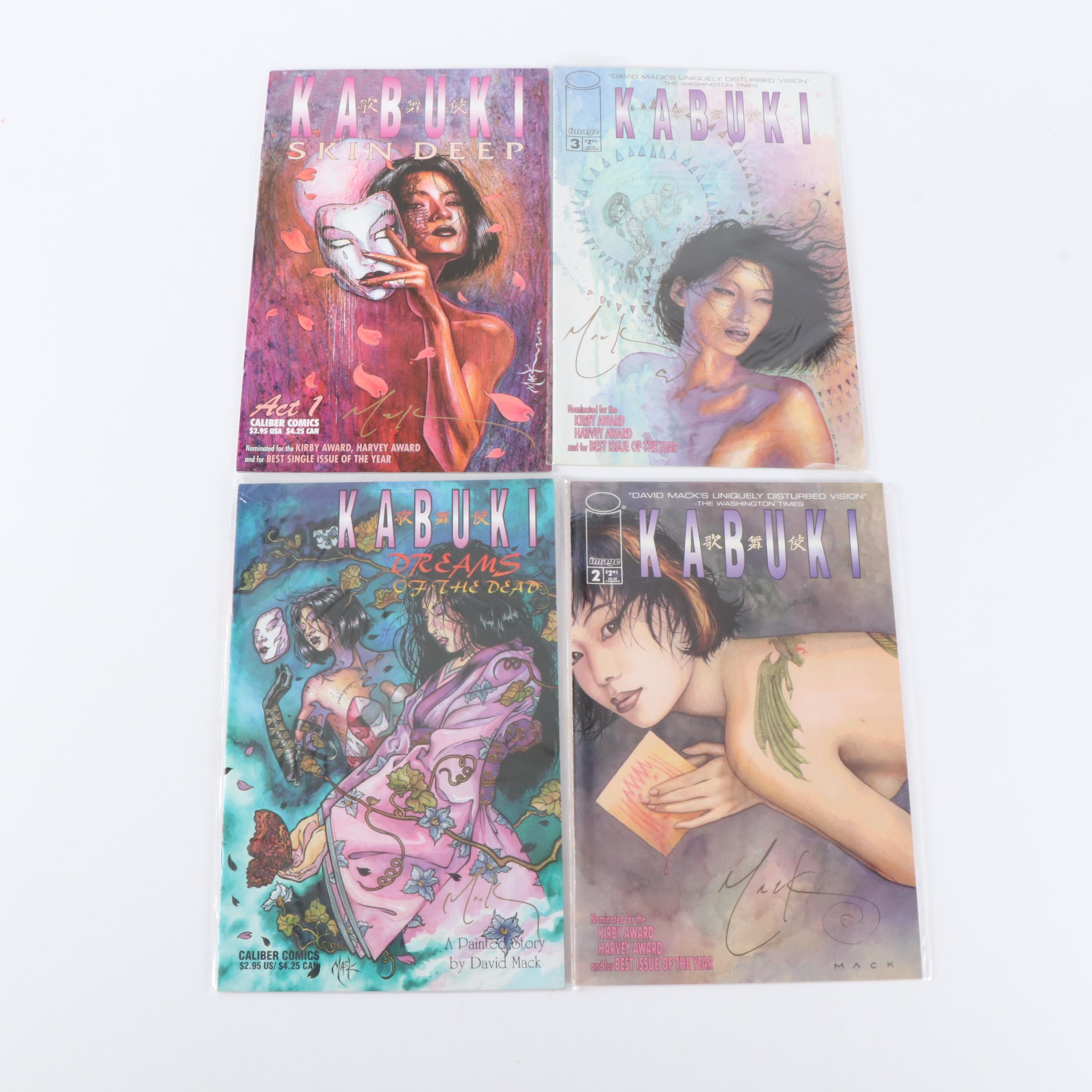 Randy Queen, Billy Tucci, and David Mack Signed Comic Books