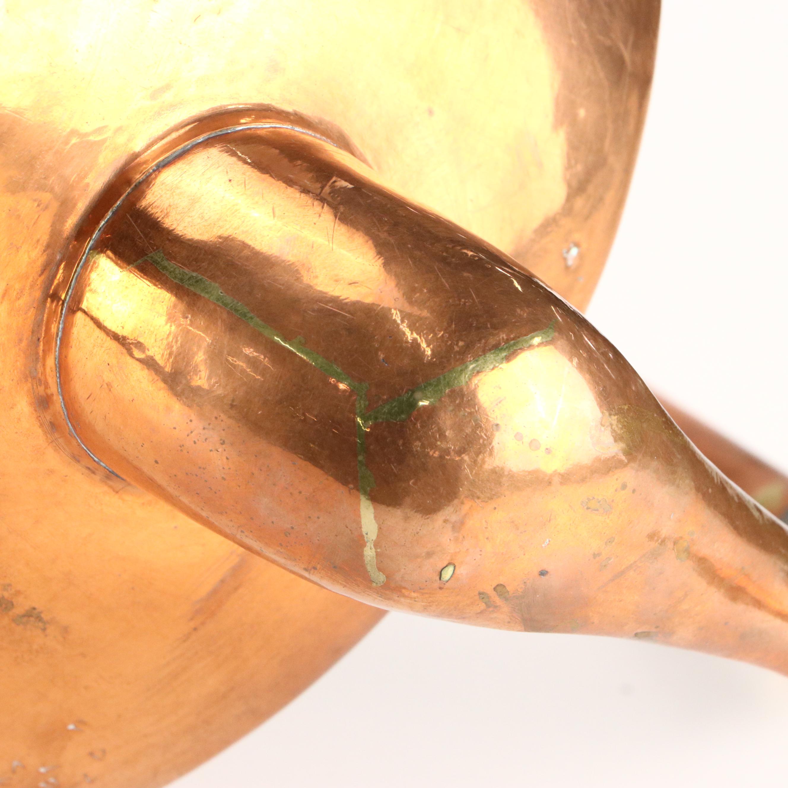 English Victorian Copper Kettle, 19th Century