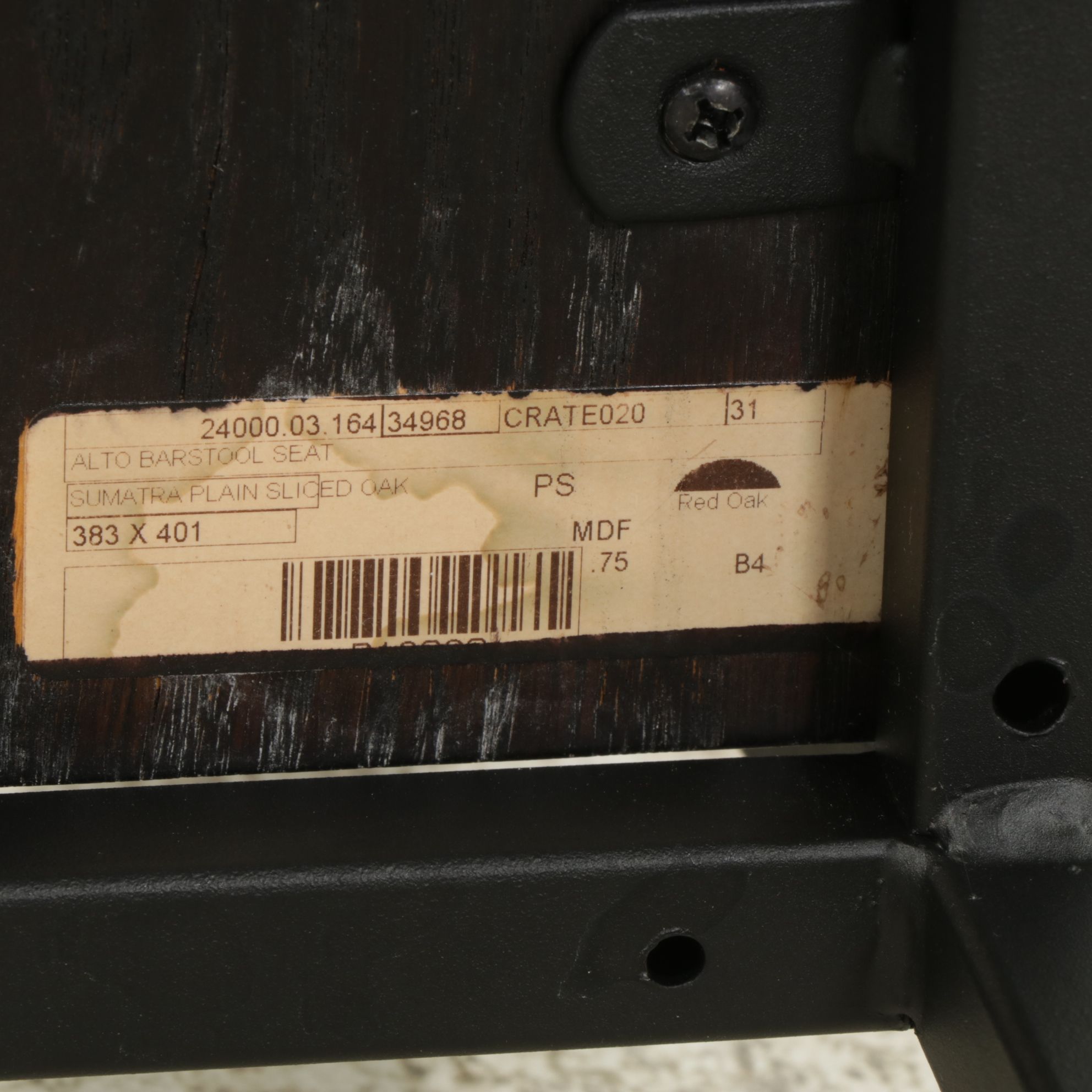 Contemporary Hardwood and Metal High-Top Table with Four Chairs and Wine Rack