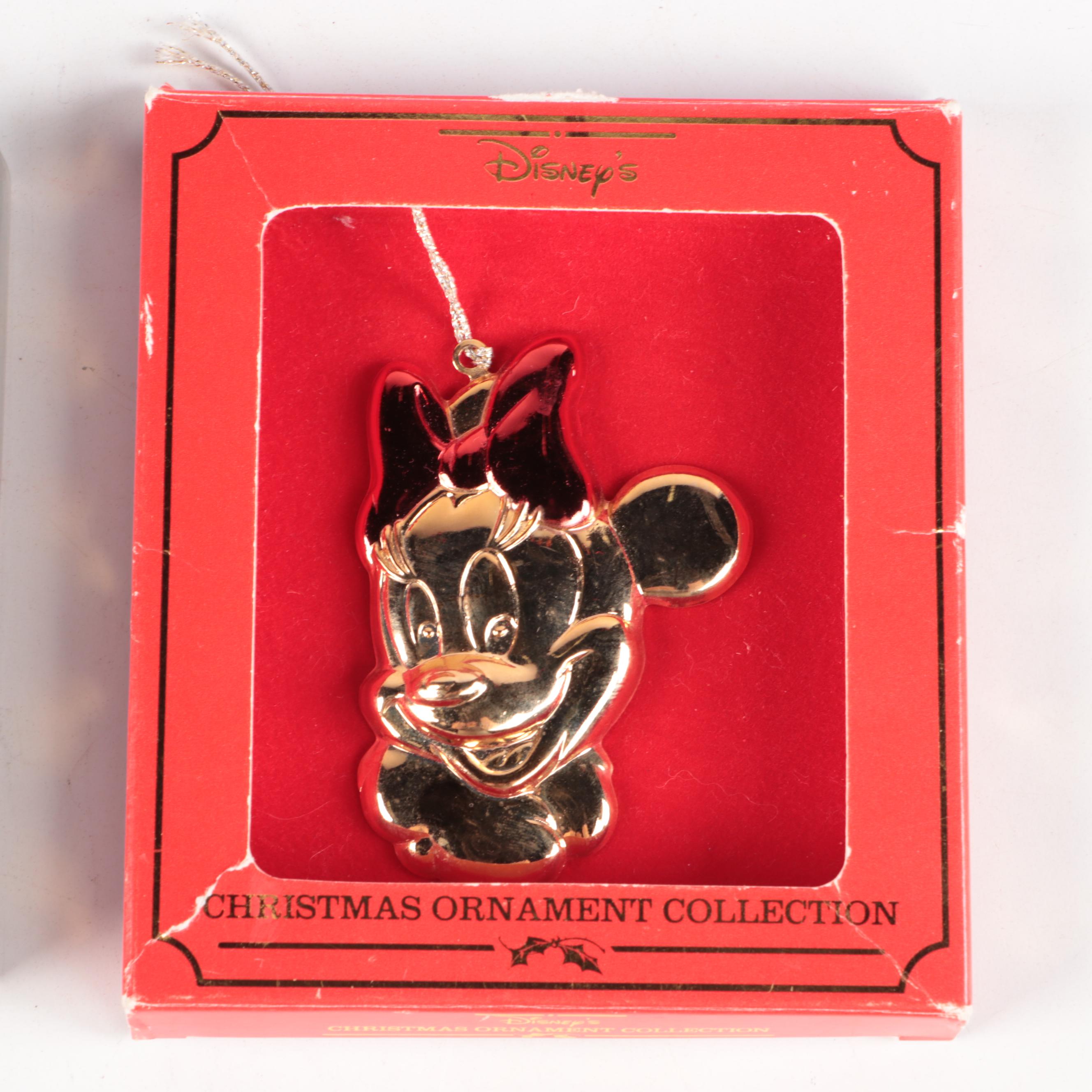 Lenox Porcelain Heart with Disney and Other Glass Ornaments