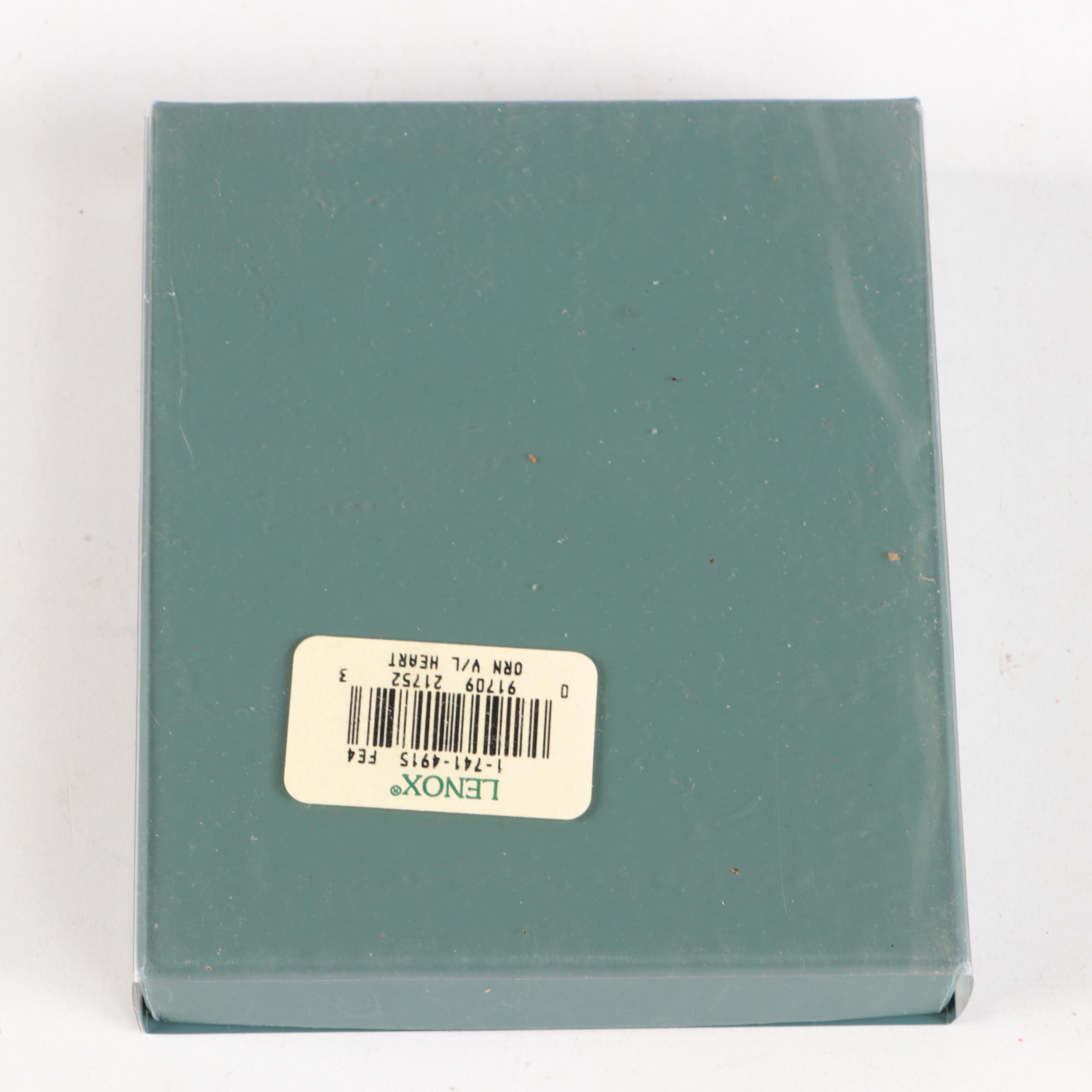 Lenox Porcelain Heart with Disney and Other Glass Ornaments