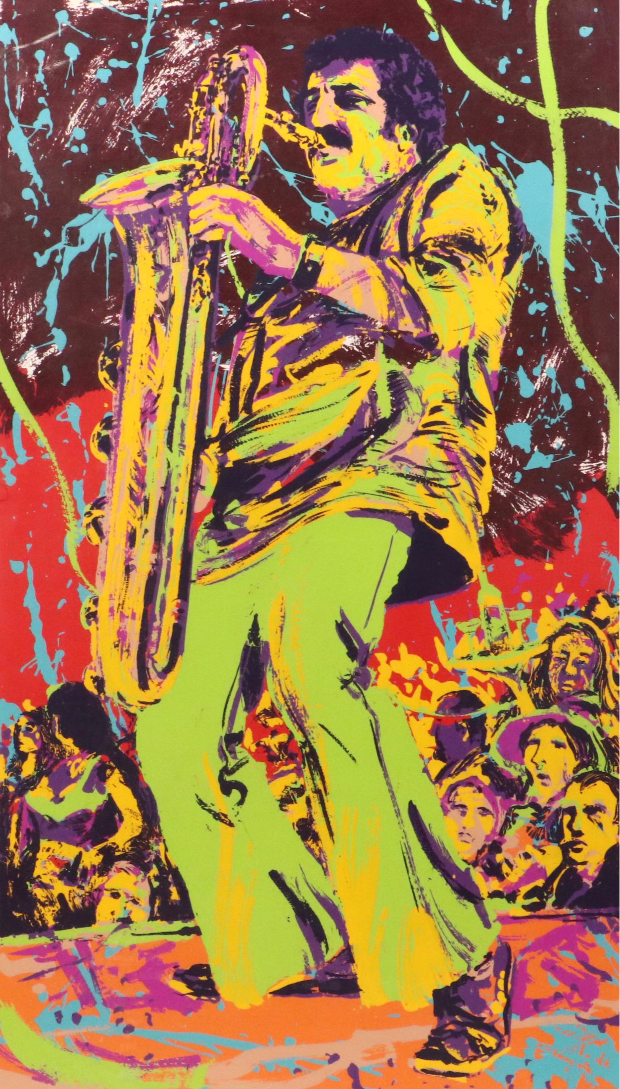 Paul Blaine Henri Serigraph "Willie Restum," Late 20th C.