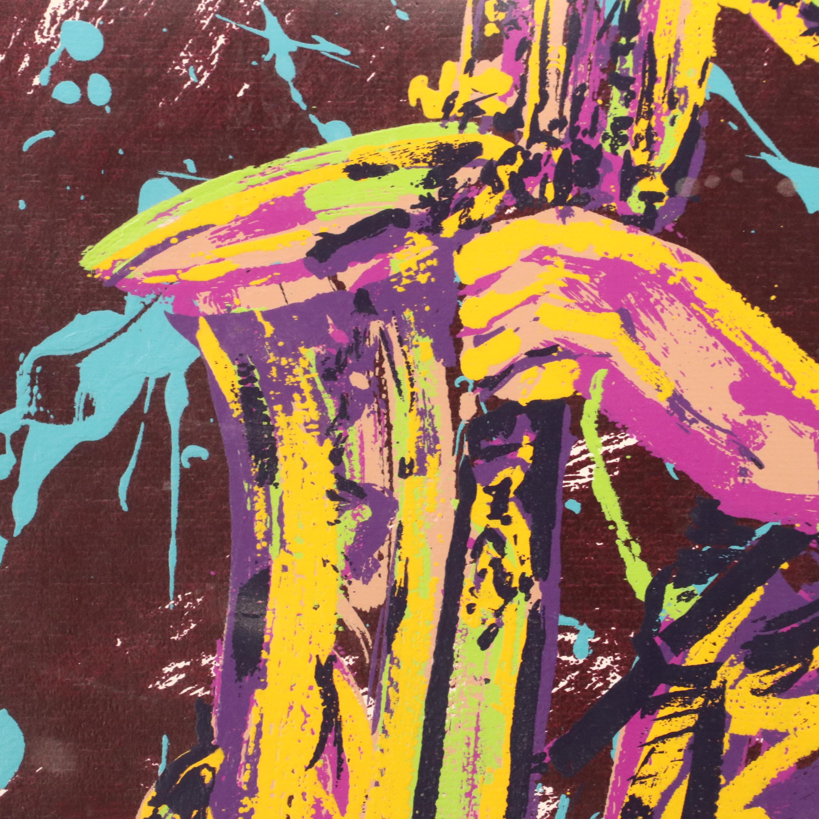 Paul Blaine Henri Serigraph "Willie Restum," Late 20th C.