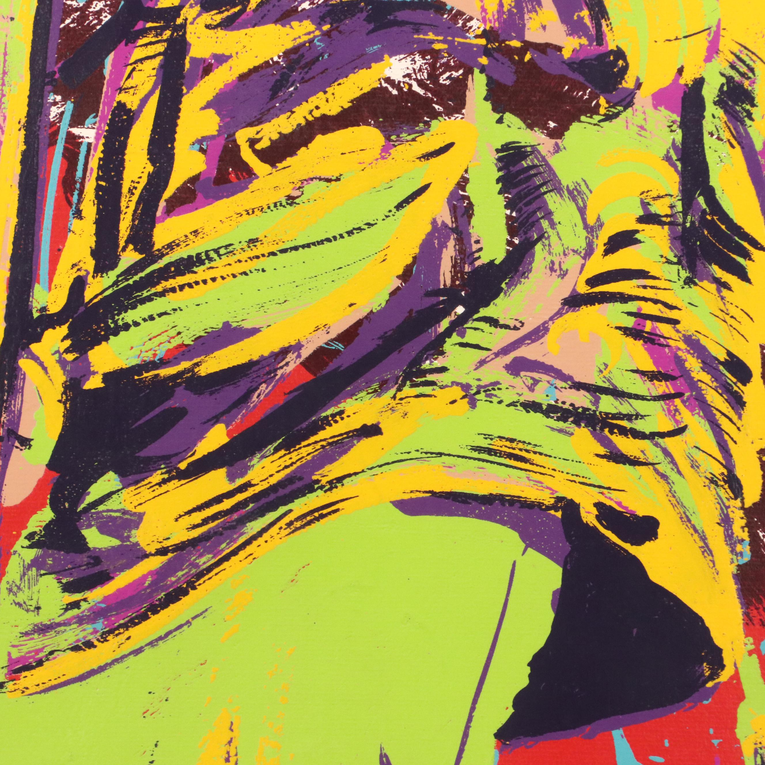 Paul Blaine Henri Serigraph "Willie Restum," Late 20th C.