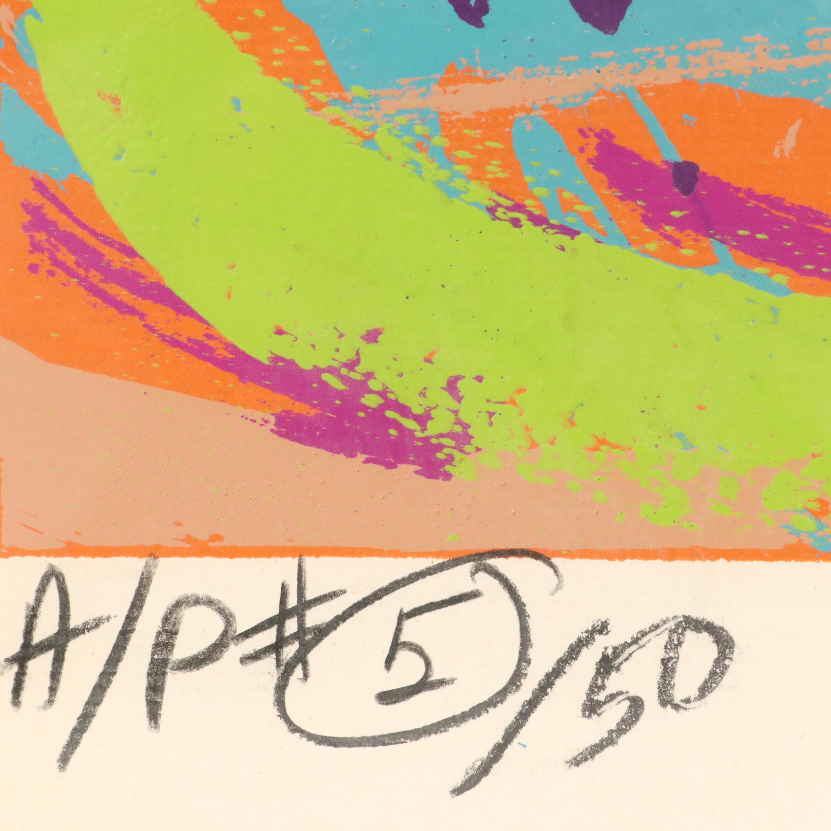 Paul Blaine Henri Serigraph "Willie Restum," Late 20th C.