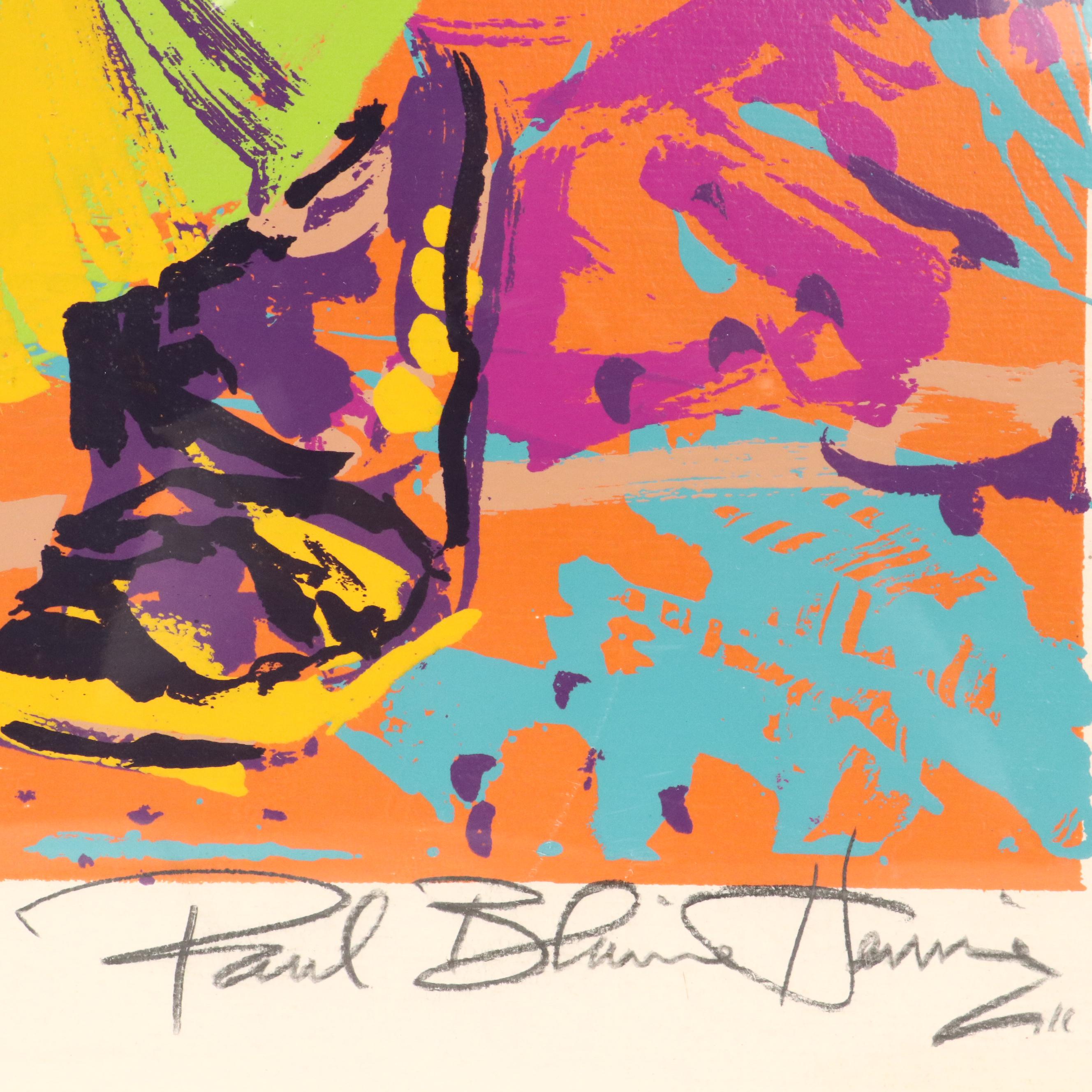 Paul Blaine Henri Serigraph "Willie Restum," Late 20th C.