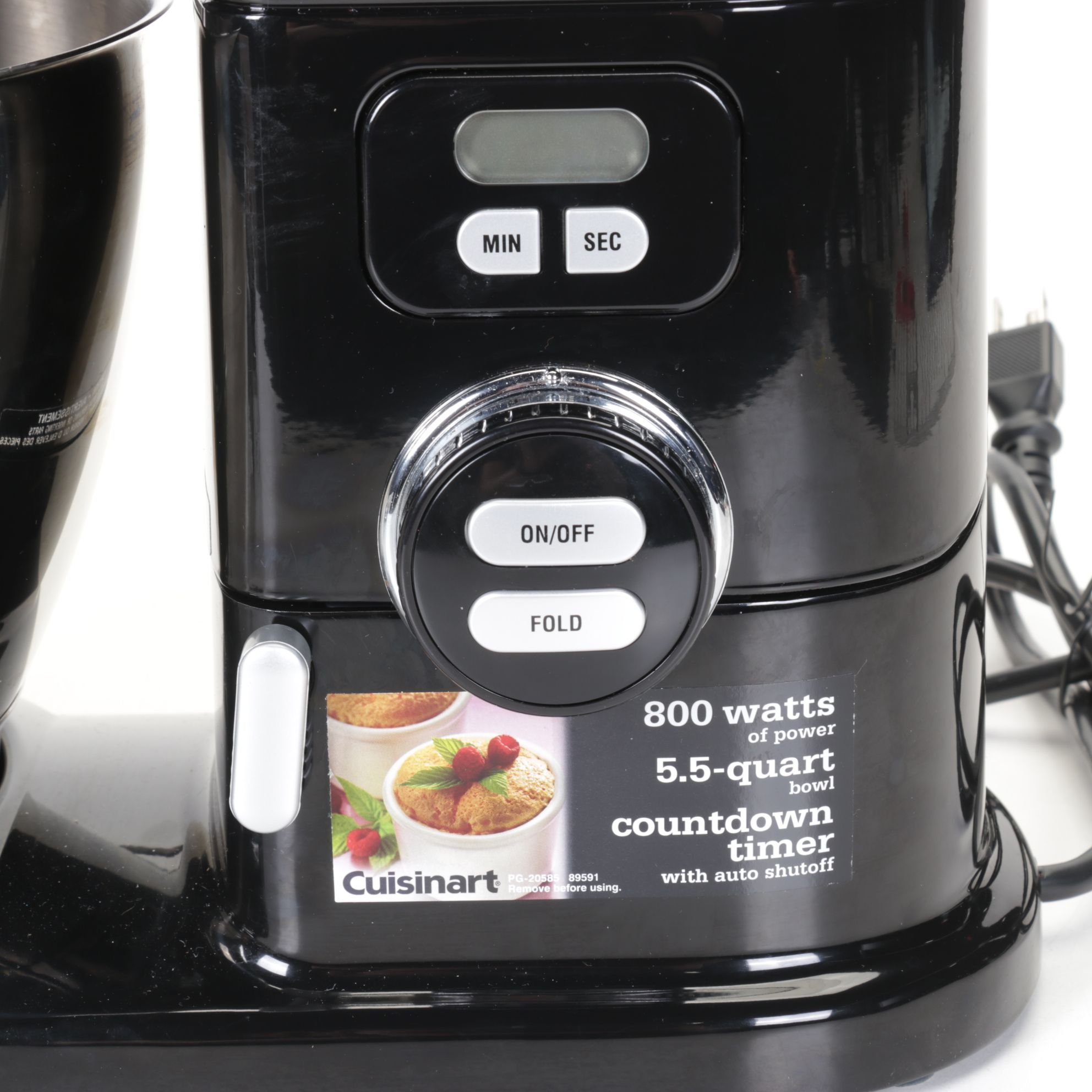 Cuisinart 5.5 Quart Stand Mixer with Cover & Attachments