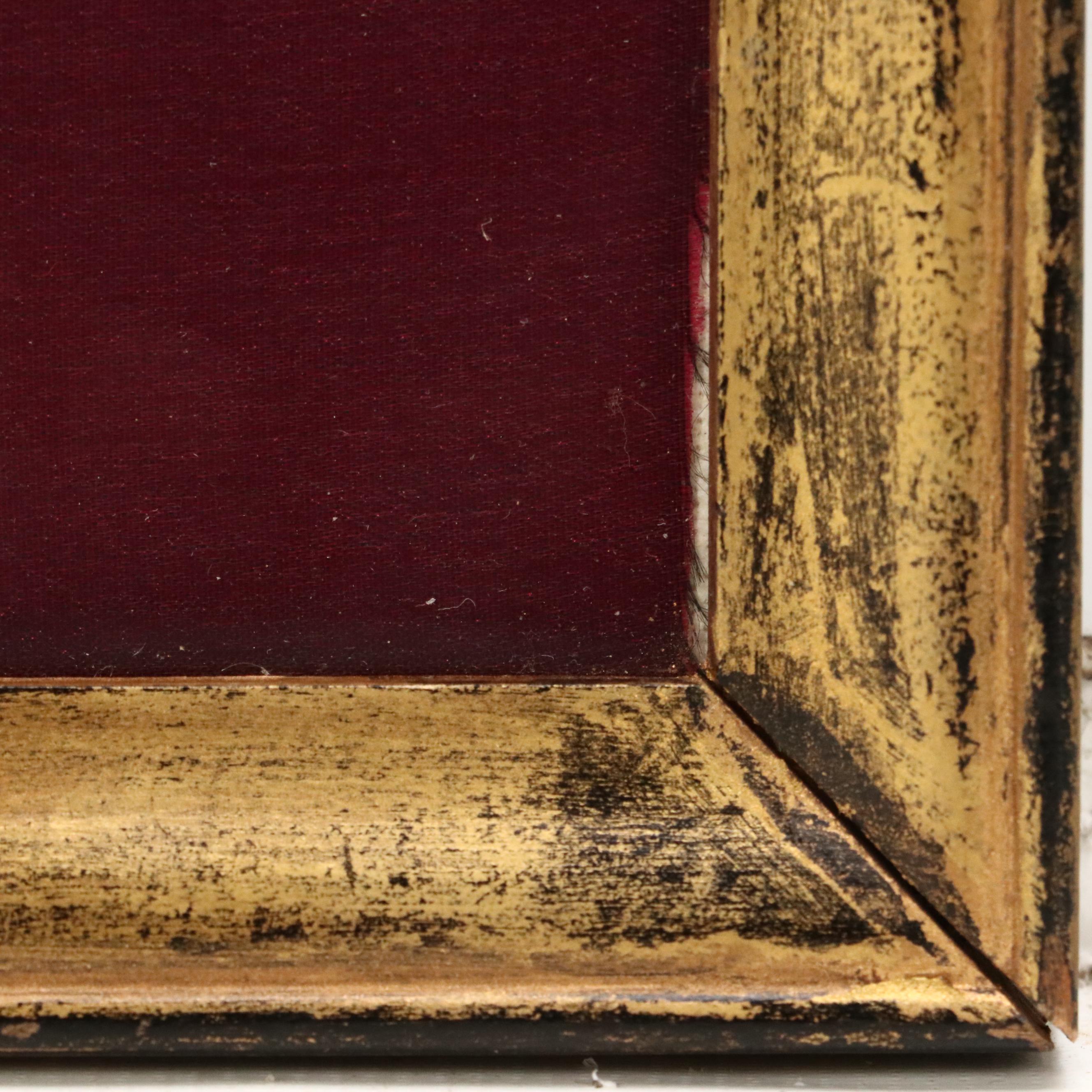 After Jean-Lois Hamon Engraving "Idylle, ma sœur n'y est pas," Mid-19th C.