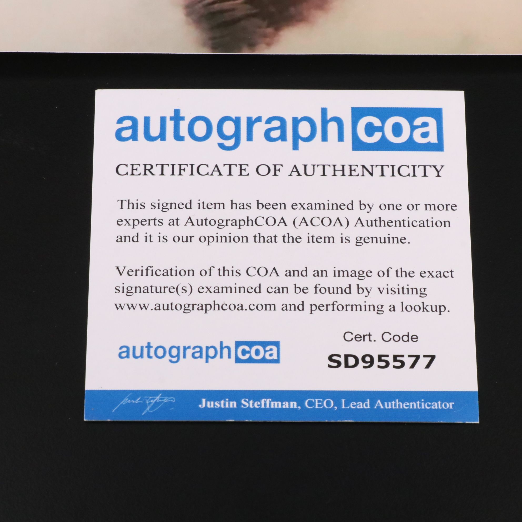 Barbara Eden Signed "I Dream of Jeannie" TV Print