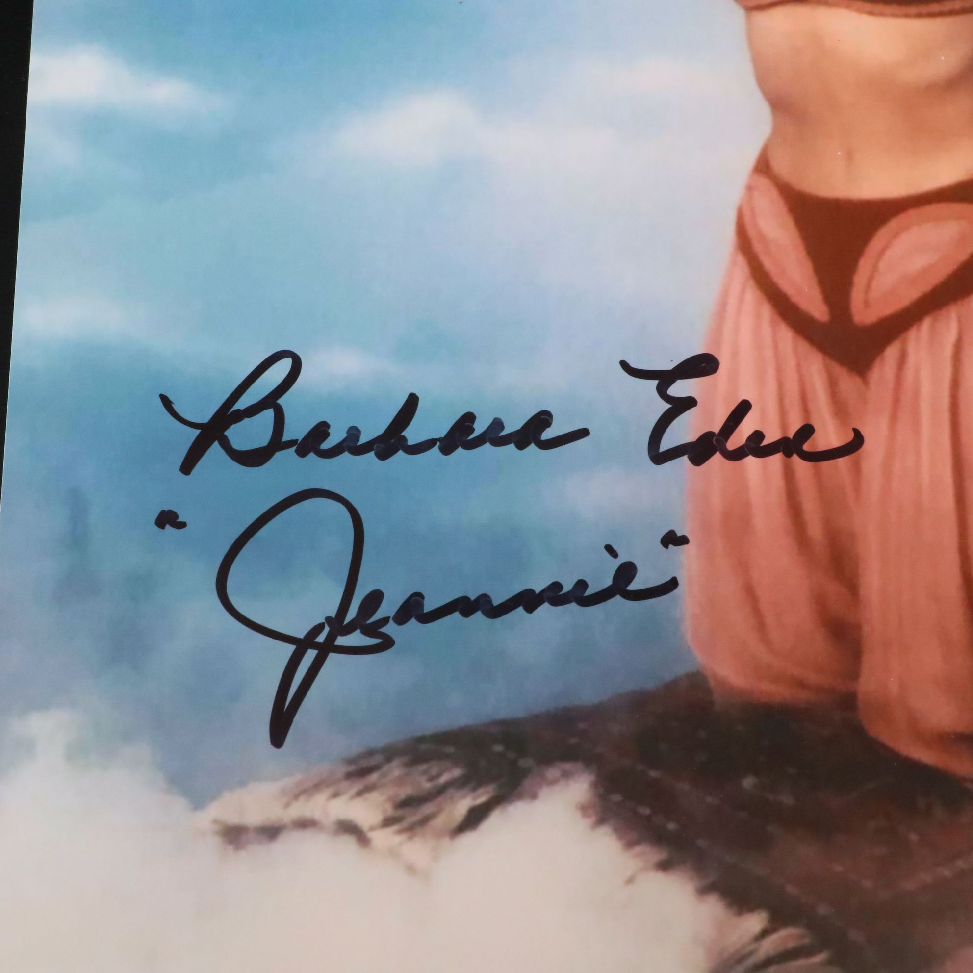 Barbara Eden Signed "I Dream of Jeannie" TV Print
