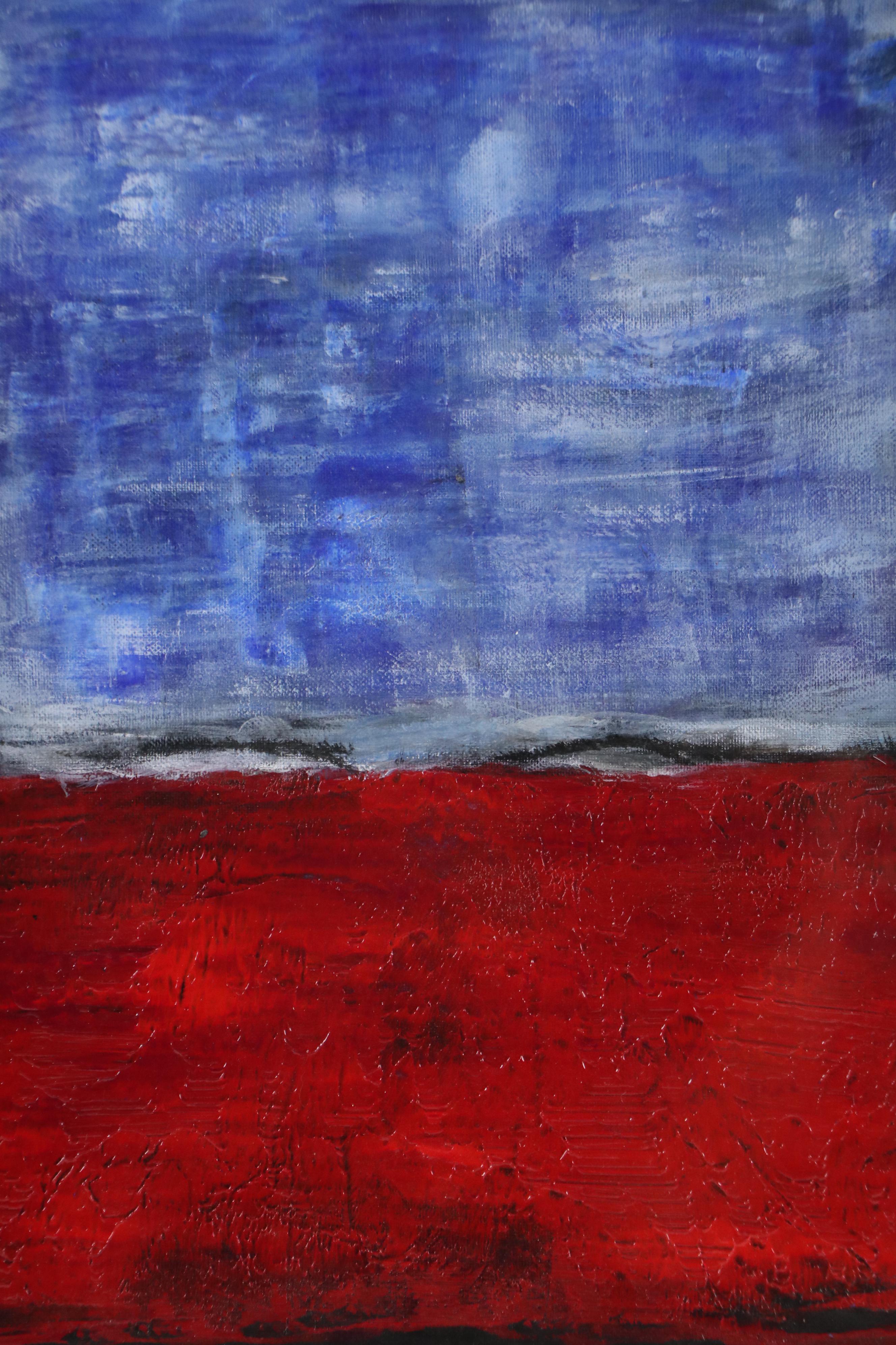 Gary E. Cornwell Abstract Acrylic Painting "Purgatory," 2025