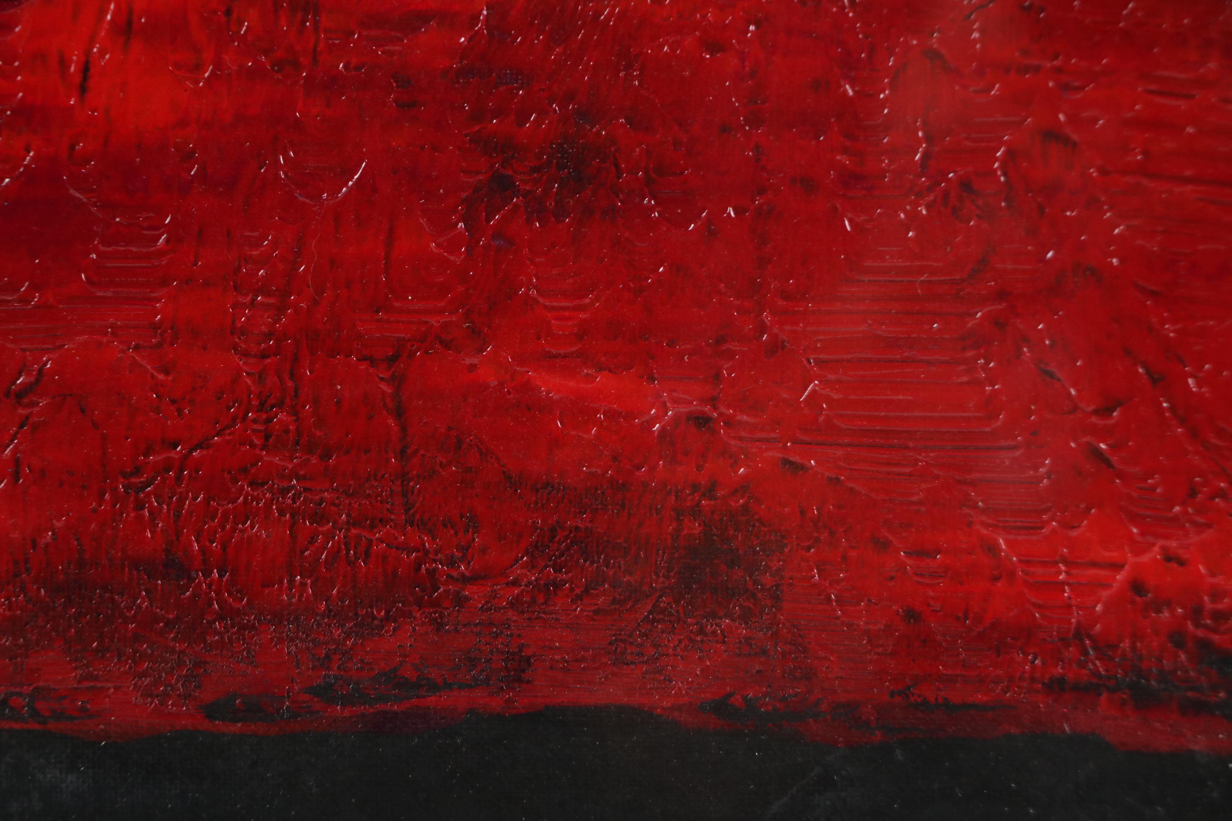 Gary E. Cornwell Abstract Acrylic Painting "Purgatory," 2025