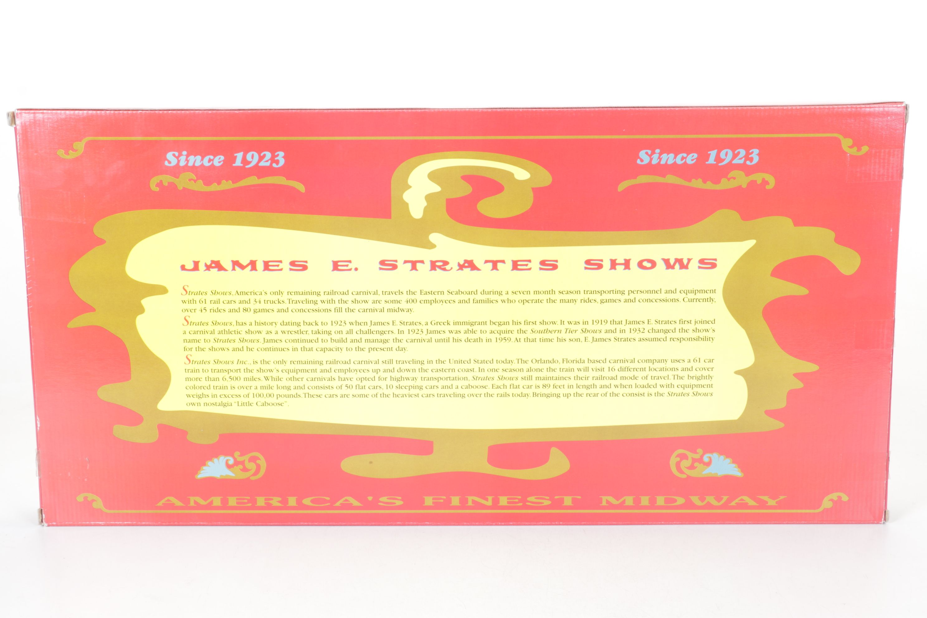 James E. Strates Show HO Gauge Passenger Car Set