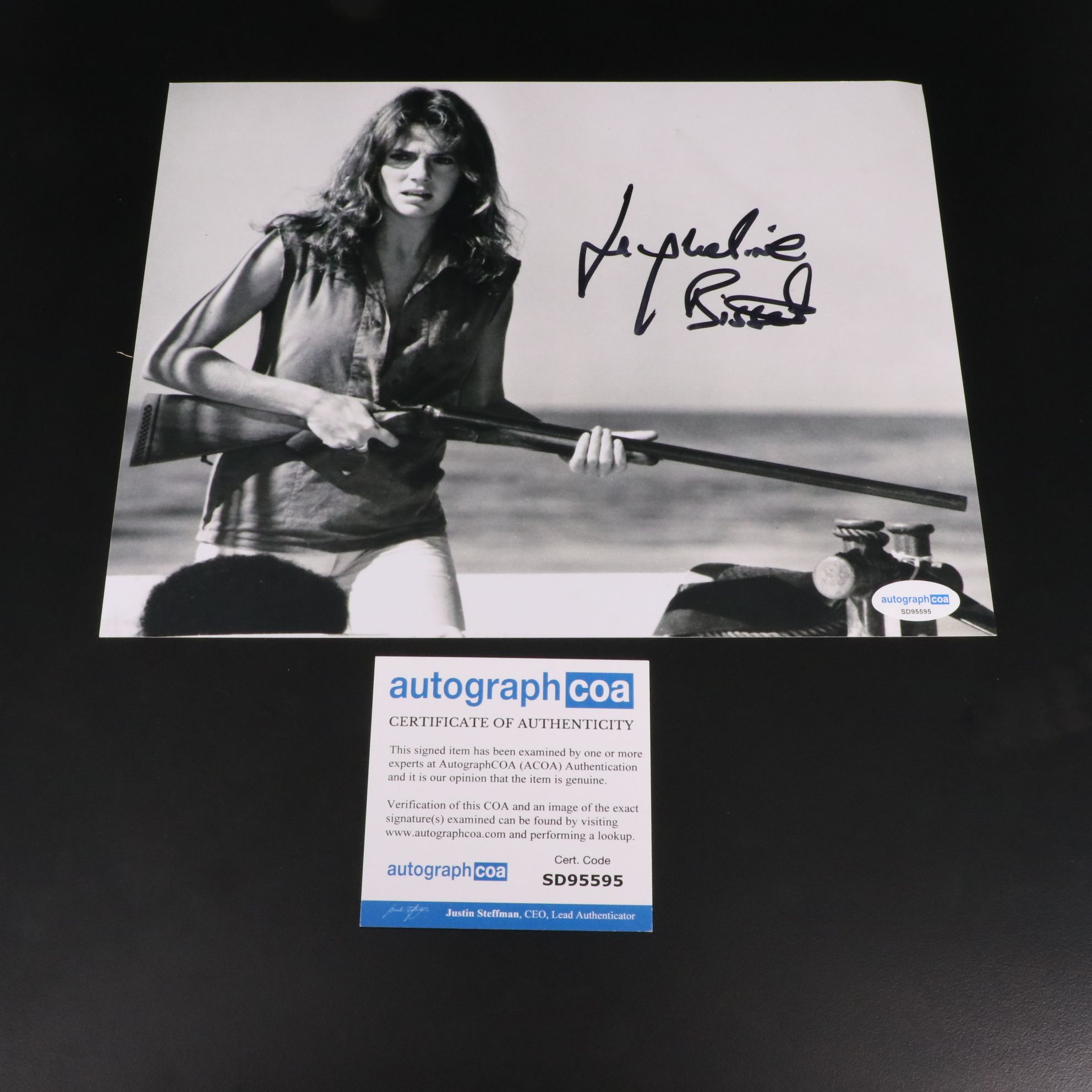 Jacqueline Bisset Signed Movie Print