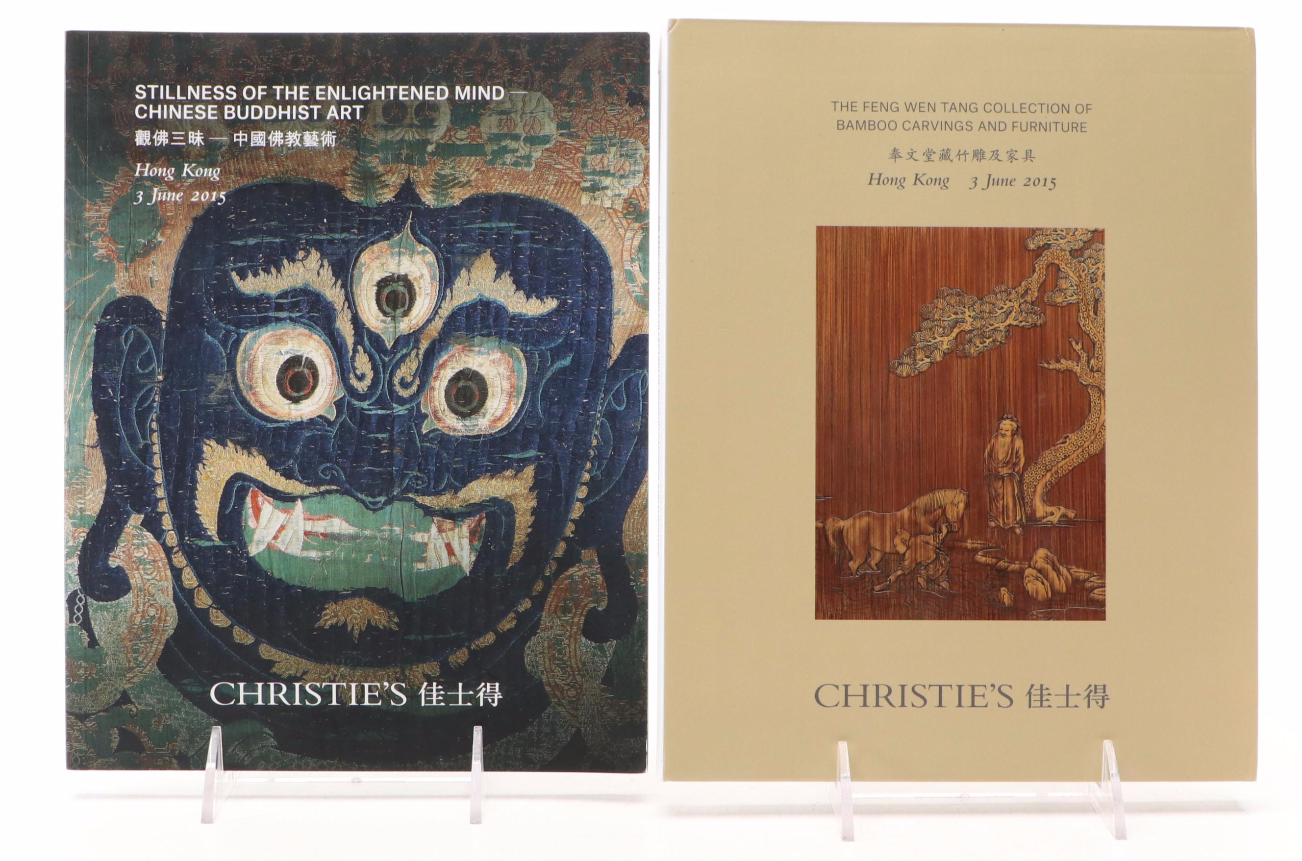 Christie's Hong Kong Chinese Art, Ceramics and Furniture Sale Catalogs, 2014–15